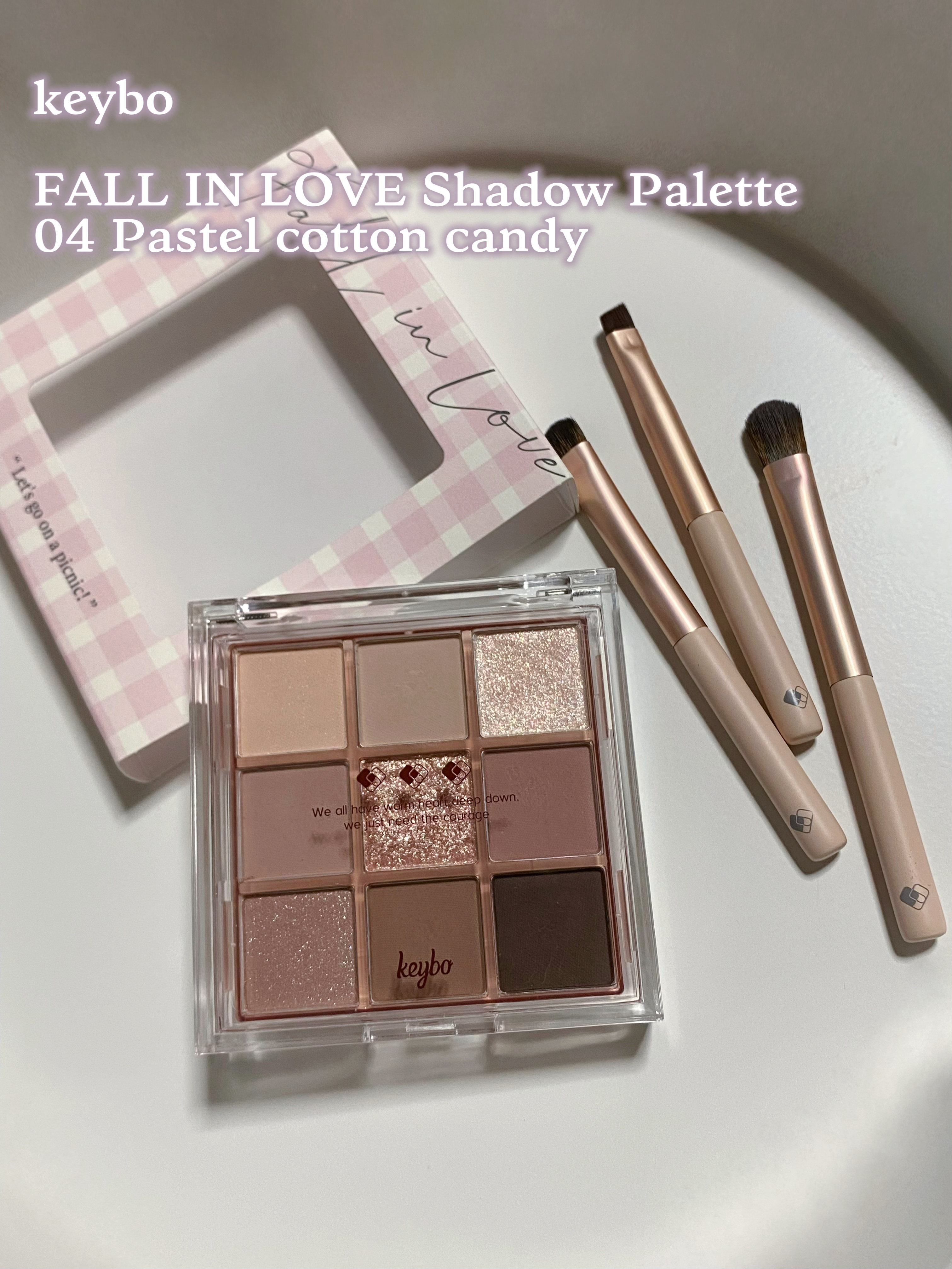 KEYBO FALL IN LOVE SHADOW PALETTE/keybo/アイシャドウパレットを使ったクチコミ（2枚目）