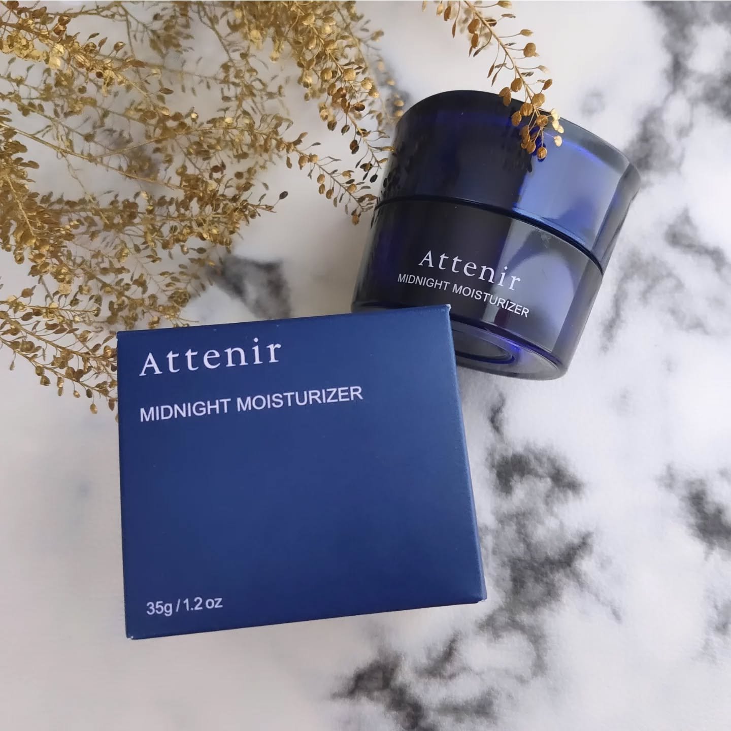 アテニア ミッドナイトモイスチャライザー/アテニア/フェイスクリームを使ったクチコミ（2枚目）