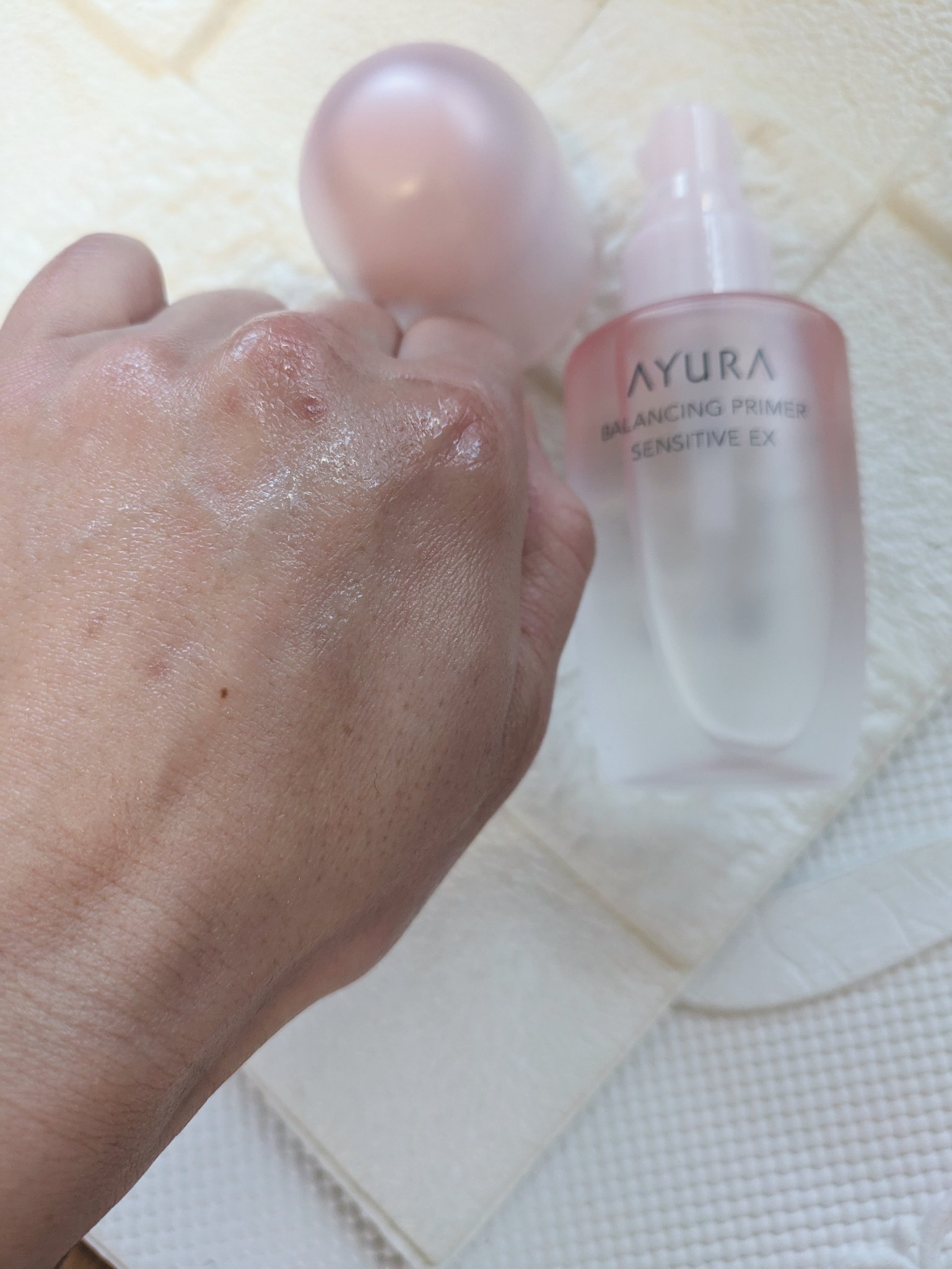 バランシングプライマー センシティブ EX/AYURA/化粧水を使ったクチコミ（2枚目）