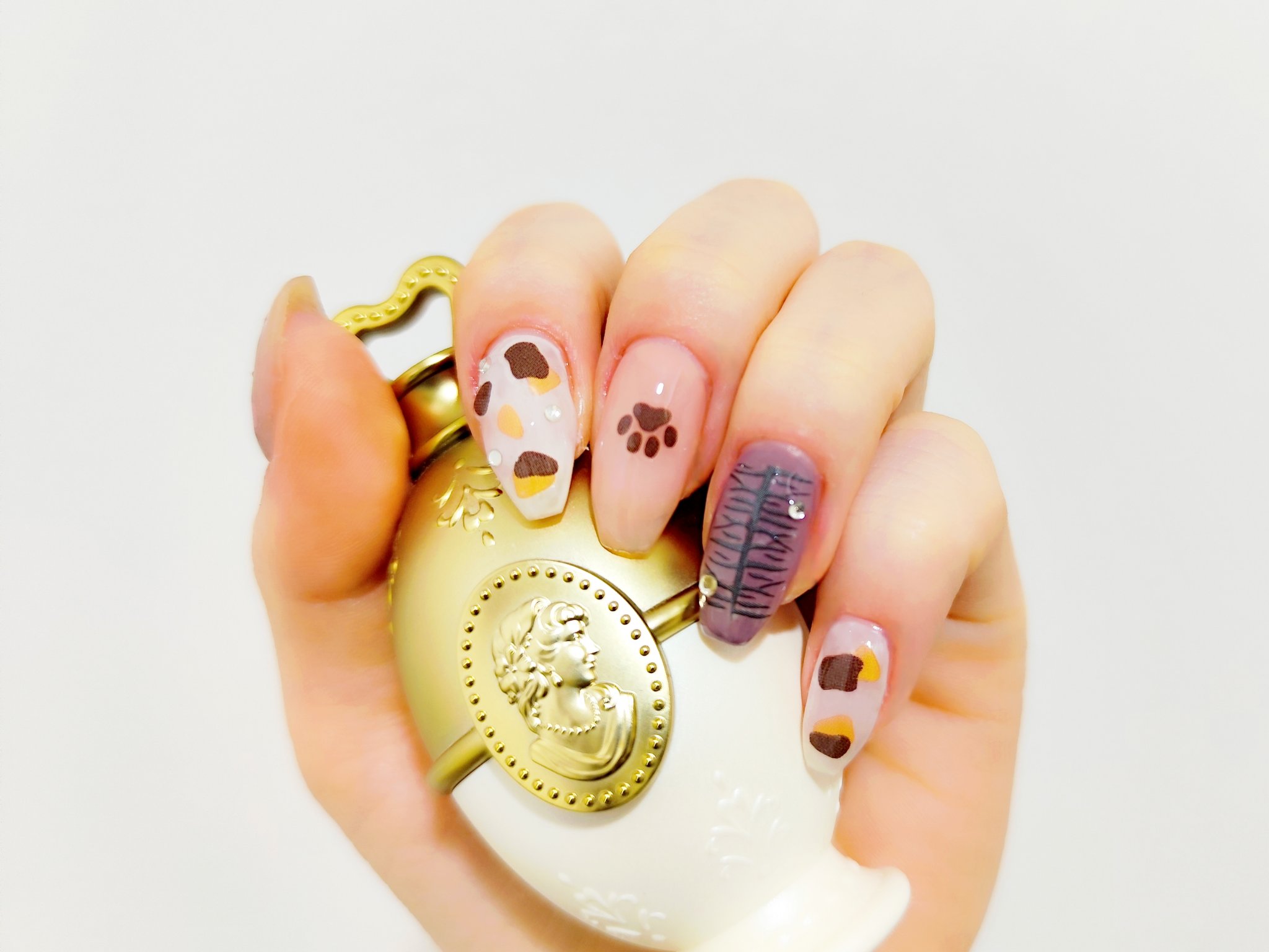 ネイルシール/キャンドゥ/ネイルシールを使ったクチコミ（1枚目）