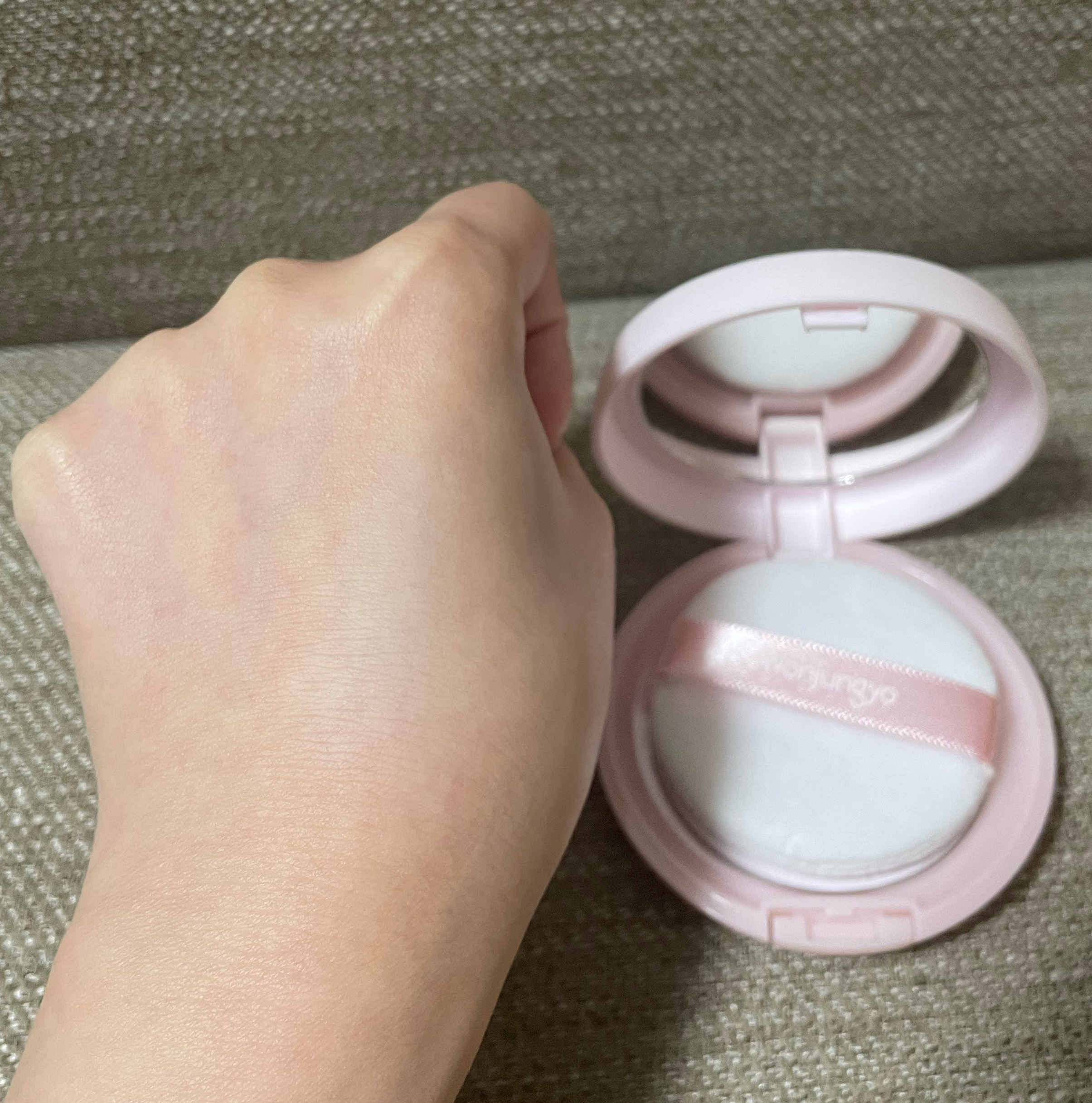 ウォンジョンヨ エアリーフィルターパクト/Wonjungyo/プレストパウダーを使ったクチコミ（2枚目）