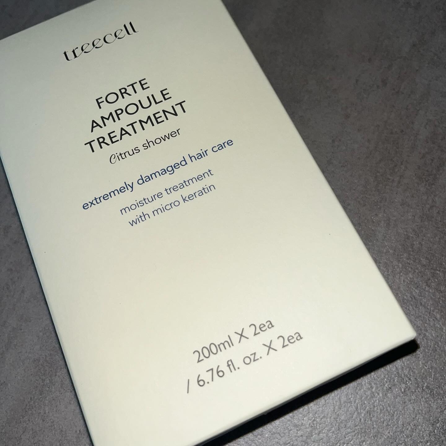 フォルテ アンプル トリートメント/treecell/洗い流すヘアトリートメントを使ったクチコミ（2枚目）