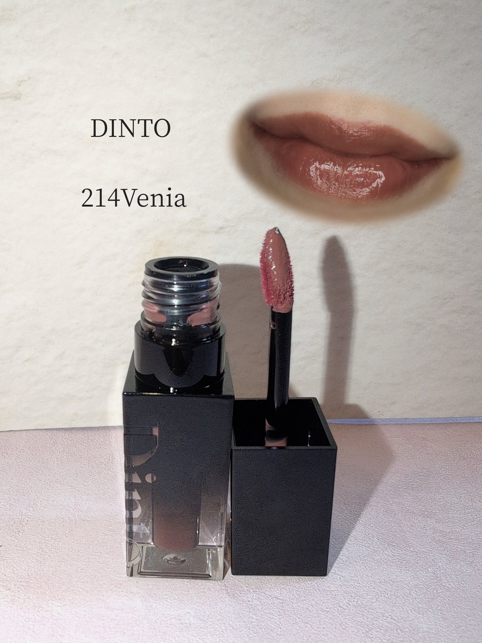 ブラーグロイリップティント 214 ヴェニア/Dinto/リップティントを使ったクチコミ（1枚目）