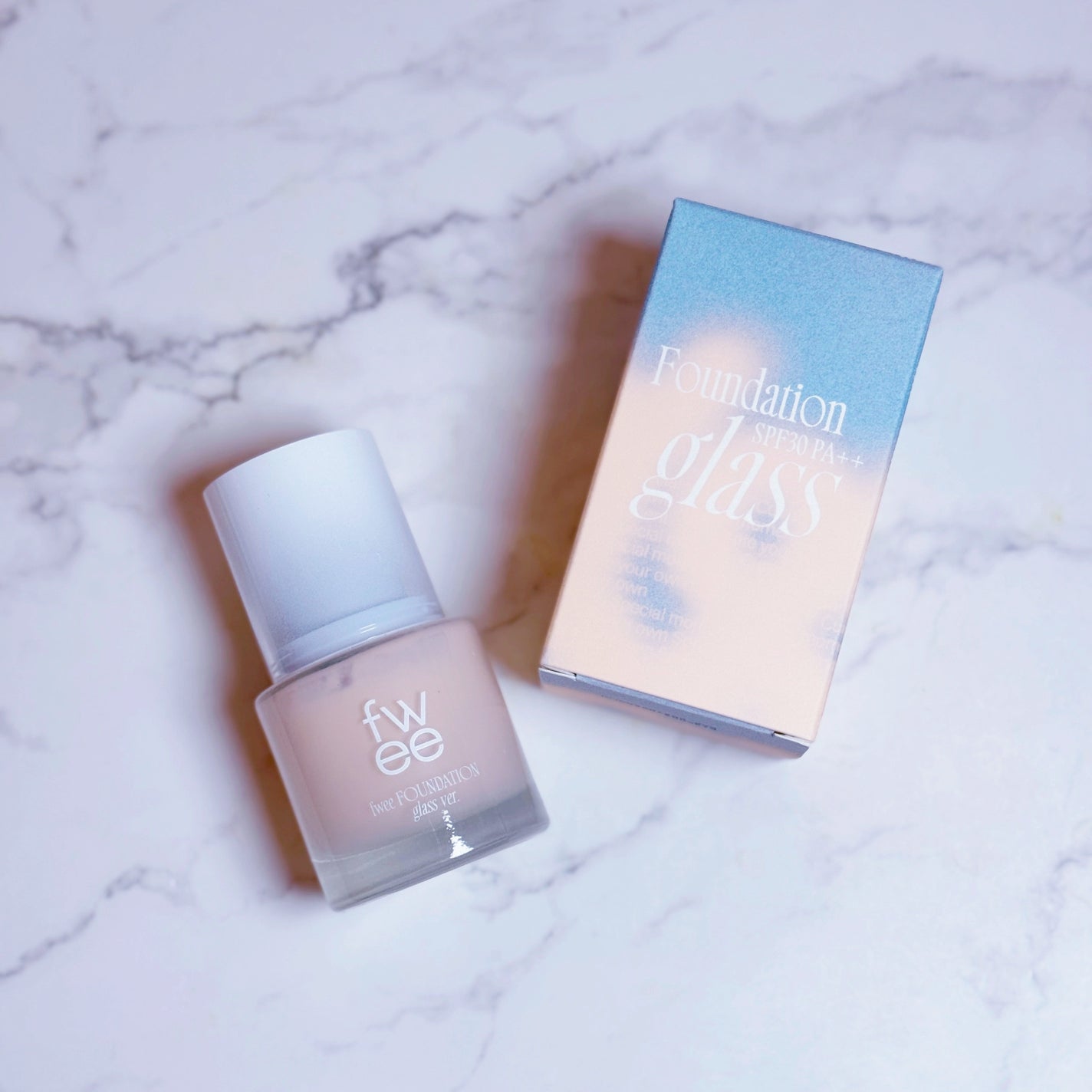 フィーファンデーションガラス/fwee/リキッドファンデーションを使ったクチコミ(4枚目)