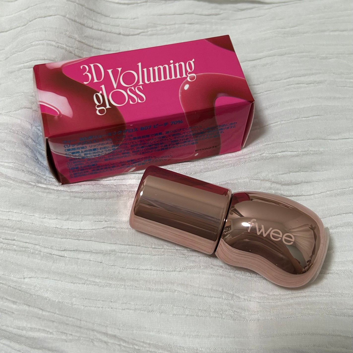 フィー 3Dボリューミンググロス/fwee/リップグロスを使ったクチコミ(1枚目)