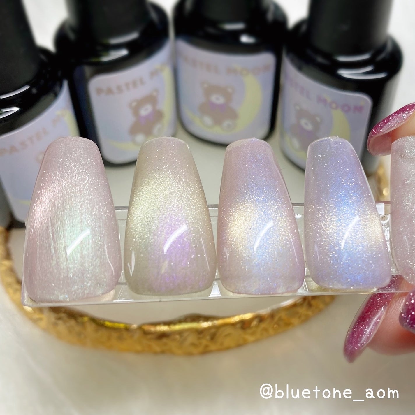 パステルムーンマグネット/ネイル工房/ネイル用品を使ったクチコミ(7枚目)