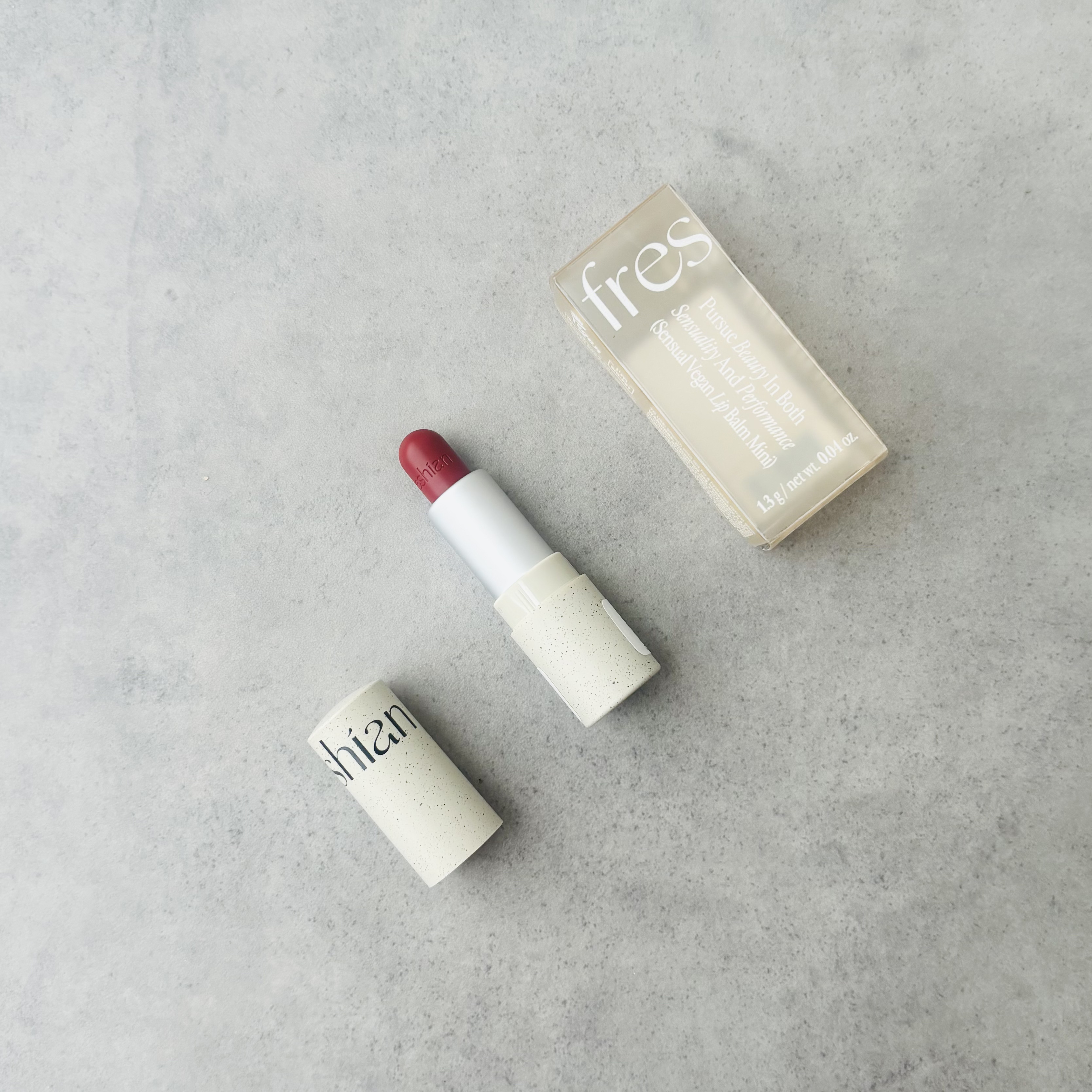 センシュアルビーガンリップバーム 03 Thrill/freshian/口紅を使ったクチコミ（1枚目）