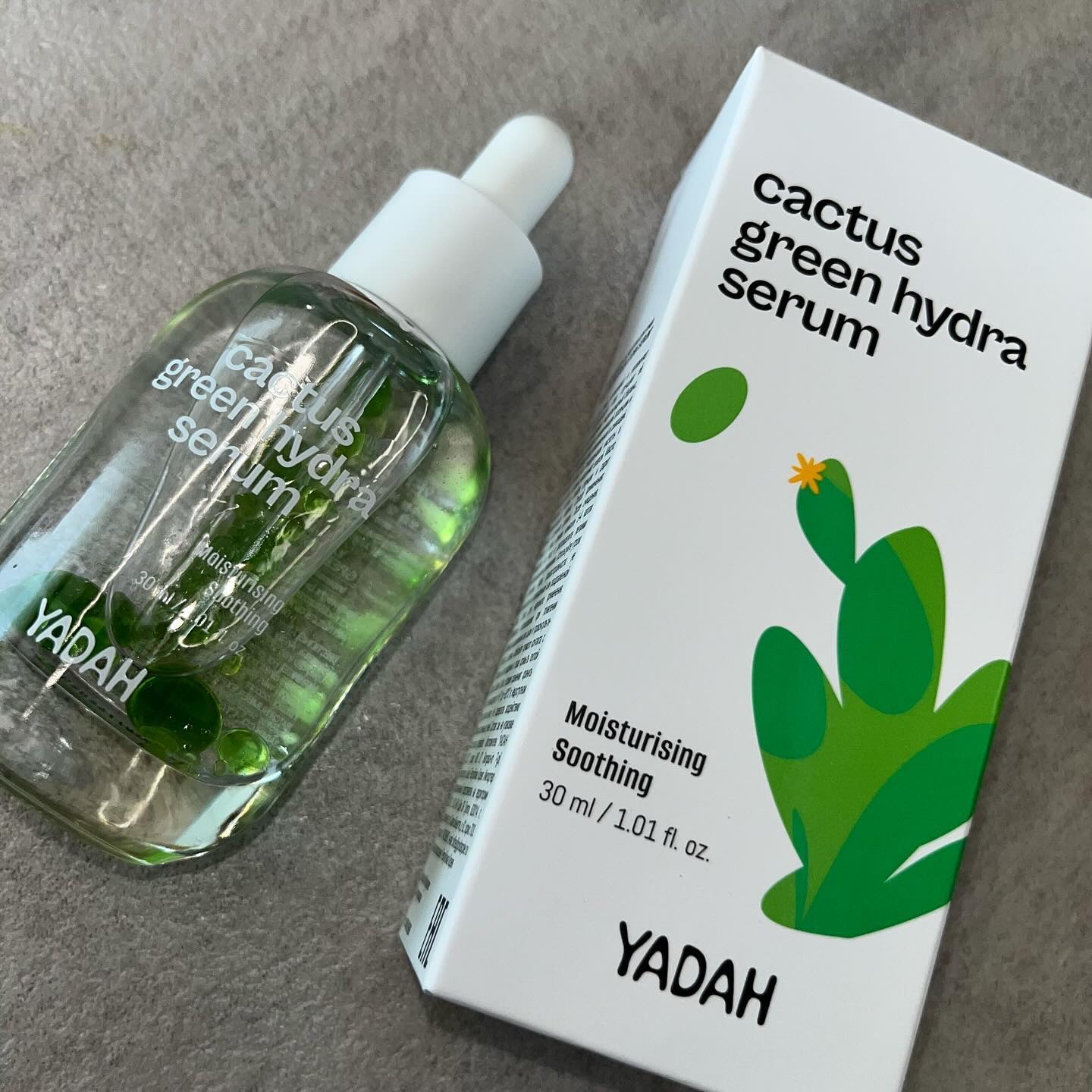 カクタスグリーンハイドラセラム/YADAH/美容液を使ったクチコミ（2枚目）
