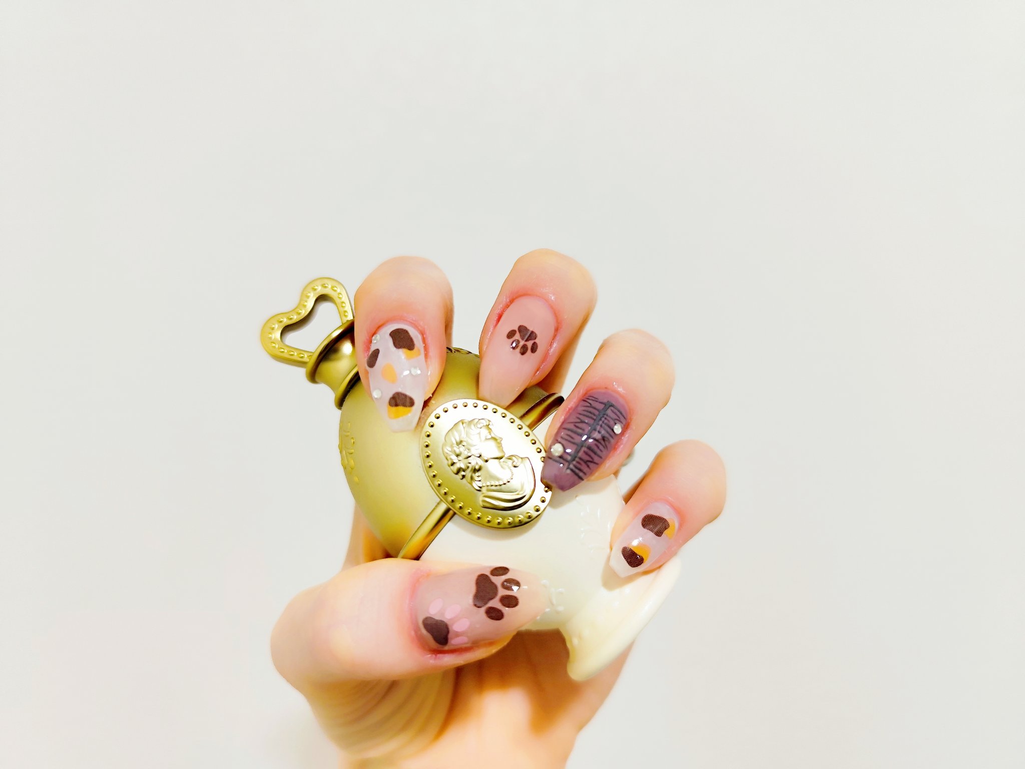 ネイルシール/キャンドゥ/ネイルシールを使ったクチコミ（2枚目）