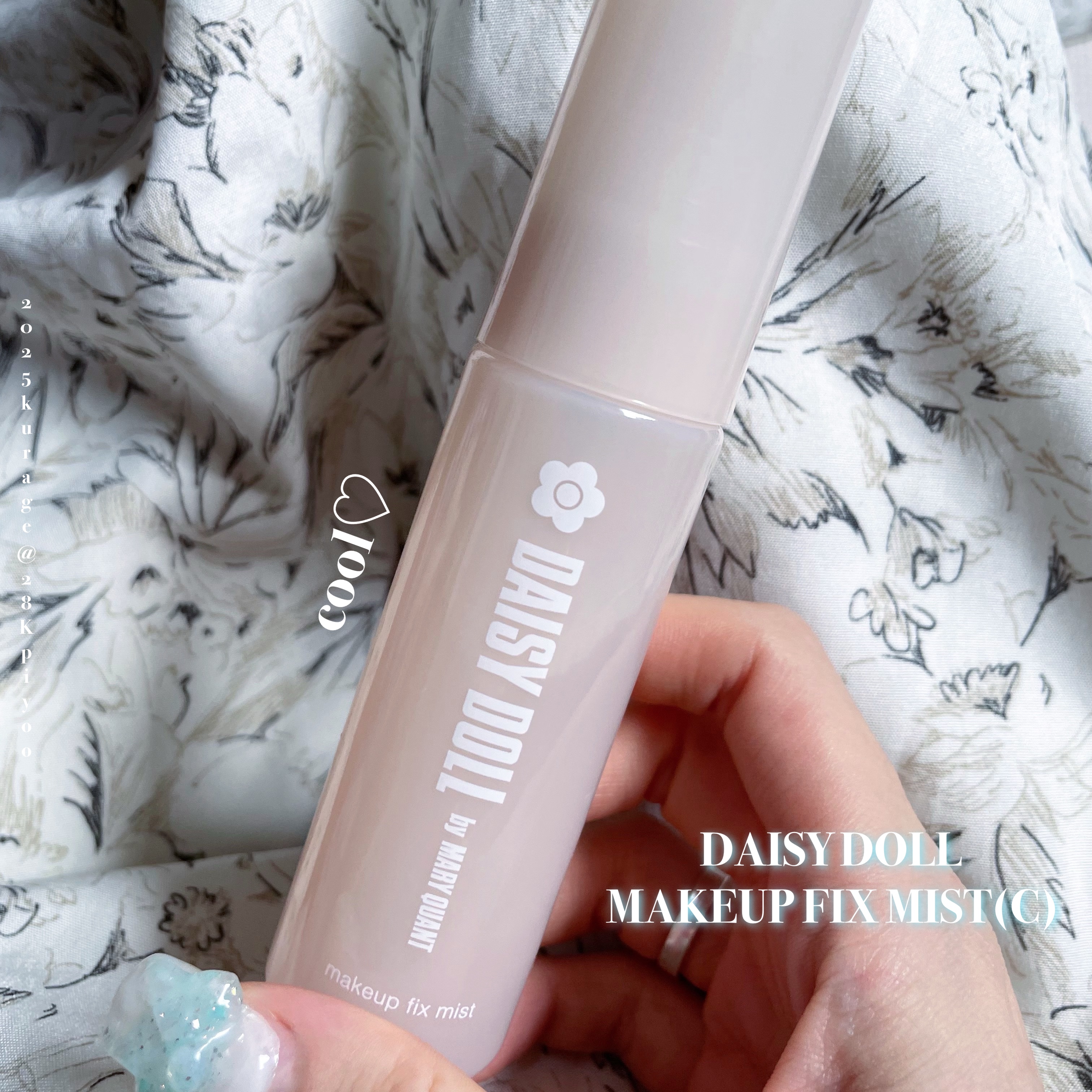デイジードール メイクアップ フィックス ミスト(ティーソルベの香り)/DAISY DOLL by MARY QUANT/フィックスミストを使ったクチコミ（1枚目）