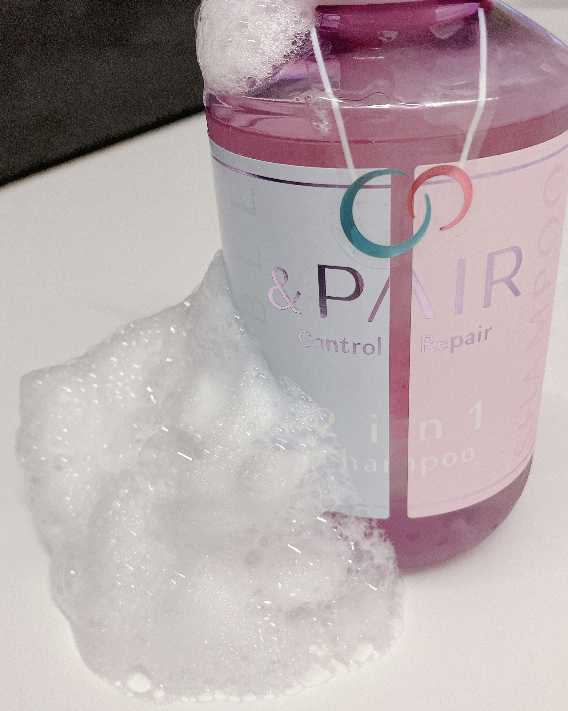 アンドペア コントロール リペア 2in1 シャンプー＆ヘアトリートメント/&PAIR/市販シャンプーを使ったクチコミ（3枚目）