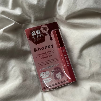 アンドハニー マトメイク スティック ミラクルホールド4.0/&honey/ヘアジェルを使ったクチコミ(3枚目)