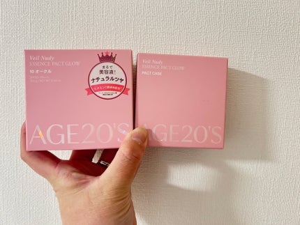 ヴェールヌーディ エッセンスパクトグロウ/AGE20’s/クリーム・エマルジョンファンデーションを使ったクチコミ(1枚目)