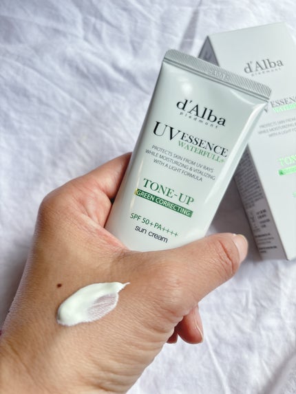 クリーンティーツリーリポソームトーンアップサンクリーム(グリーン)/ダルバ/日焼け止めクリームを使ったクチコミ(1枚目)