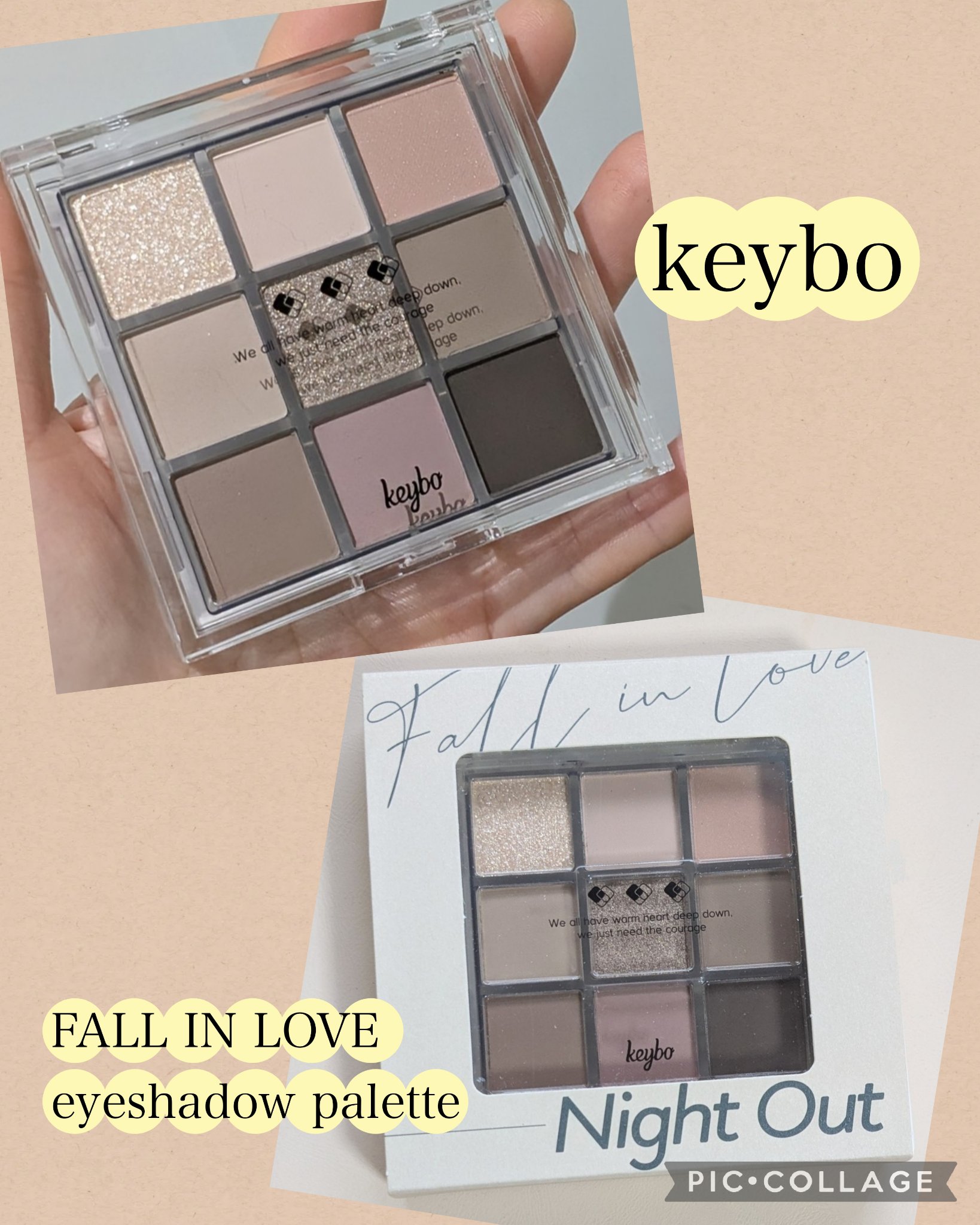 KEYBO FALL IN LOVE SHADOW PALETTE/keybo/アイシャドウパレットを使ったクチコミ（1枚目）