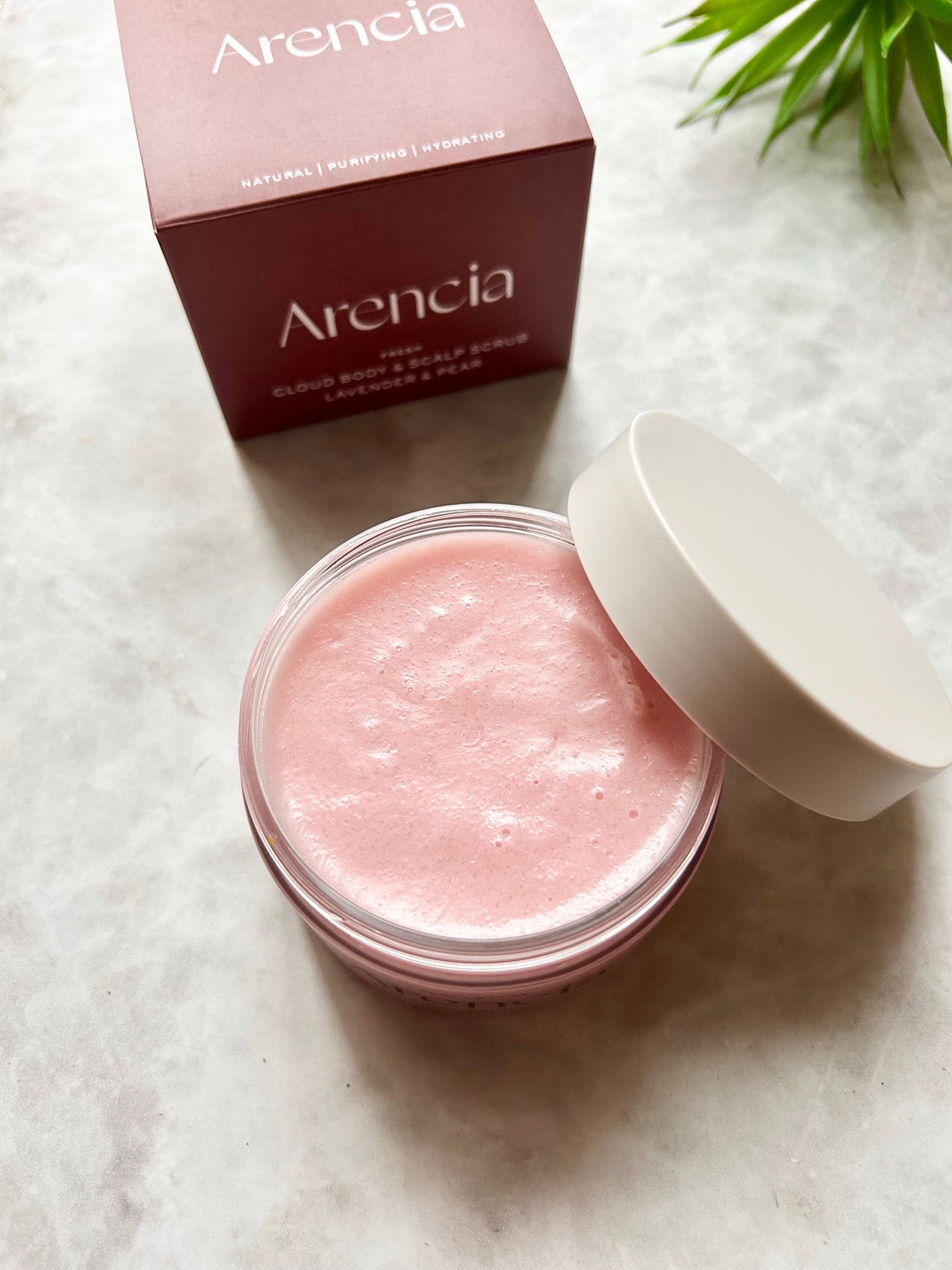 フレッシュクラウドスクラブ ラベンダー&ペア/アレンシア/ボディスクラブを使ったクチコミ(3枚目)