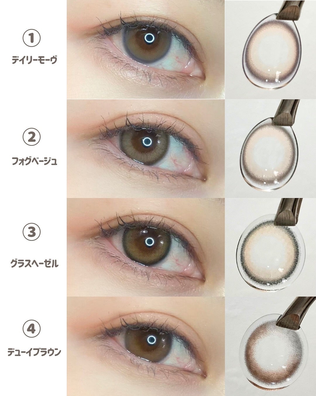 efos 1day/efos/ワンデー(1DAY)カラコンを使ったクチコミ(3枚目)