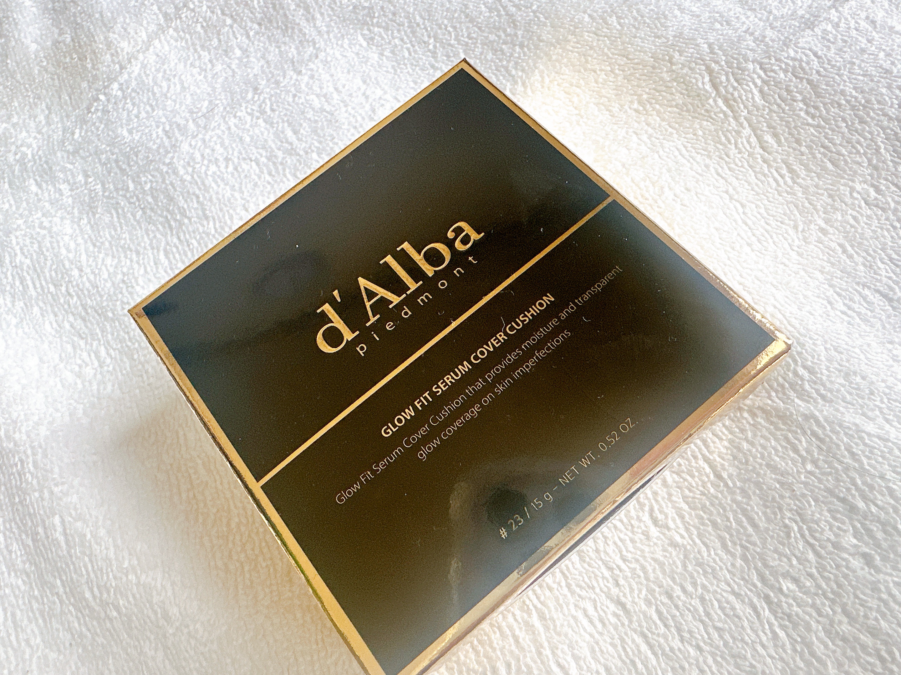 グロウフィットセラムカバークッション 23 ミディアムベージュ/ダルバ/クッションファンデーションを使ったクチコミ（1枚目）