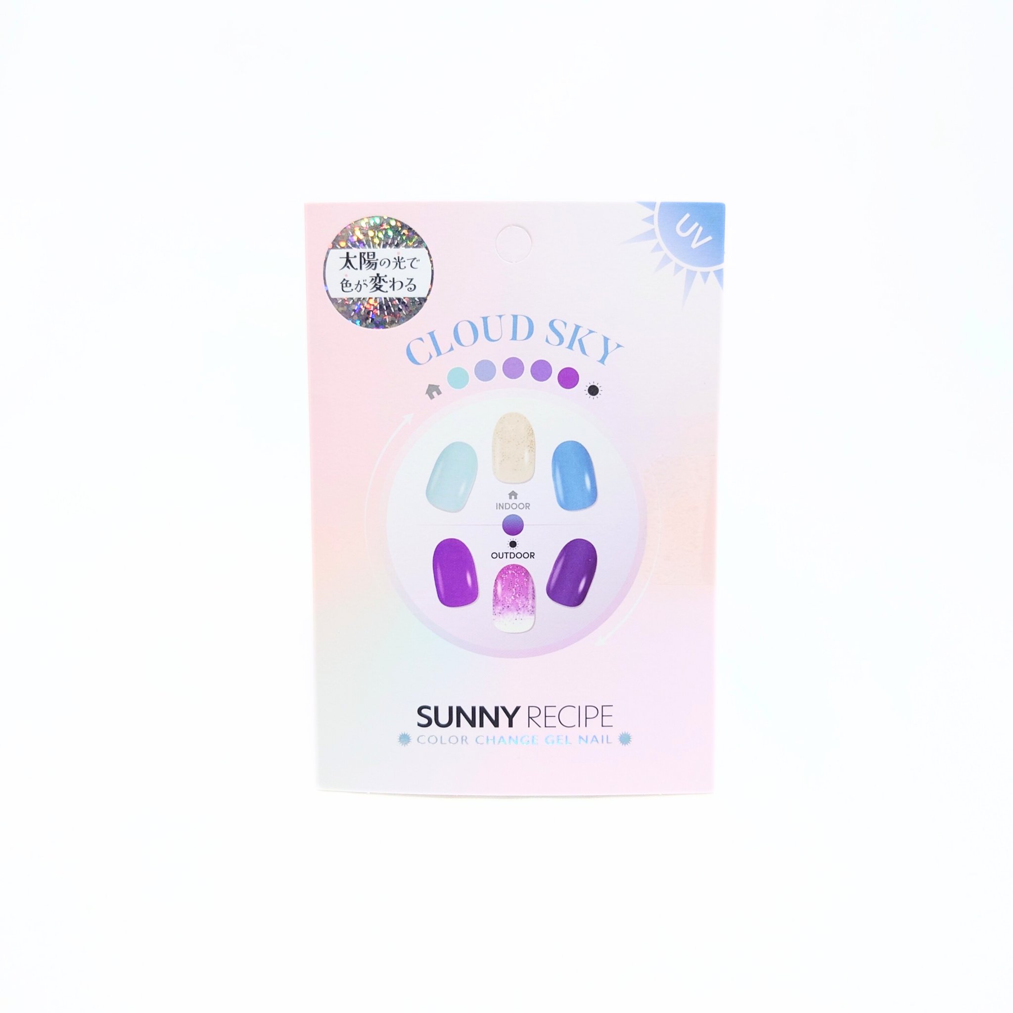 SUNNY RECIPE COLOR CHANGE GEL NAIL/SUNNY RECIPE/ネイルシールを使ったクチコミ（1枚目）