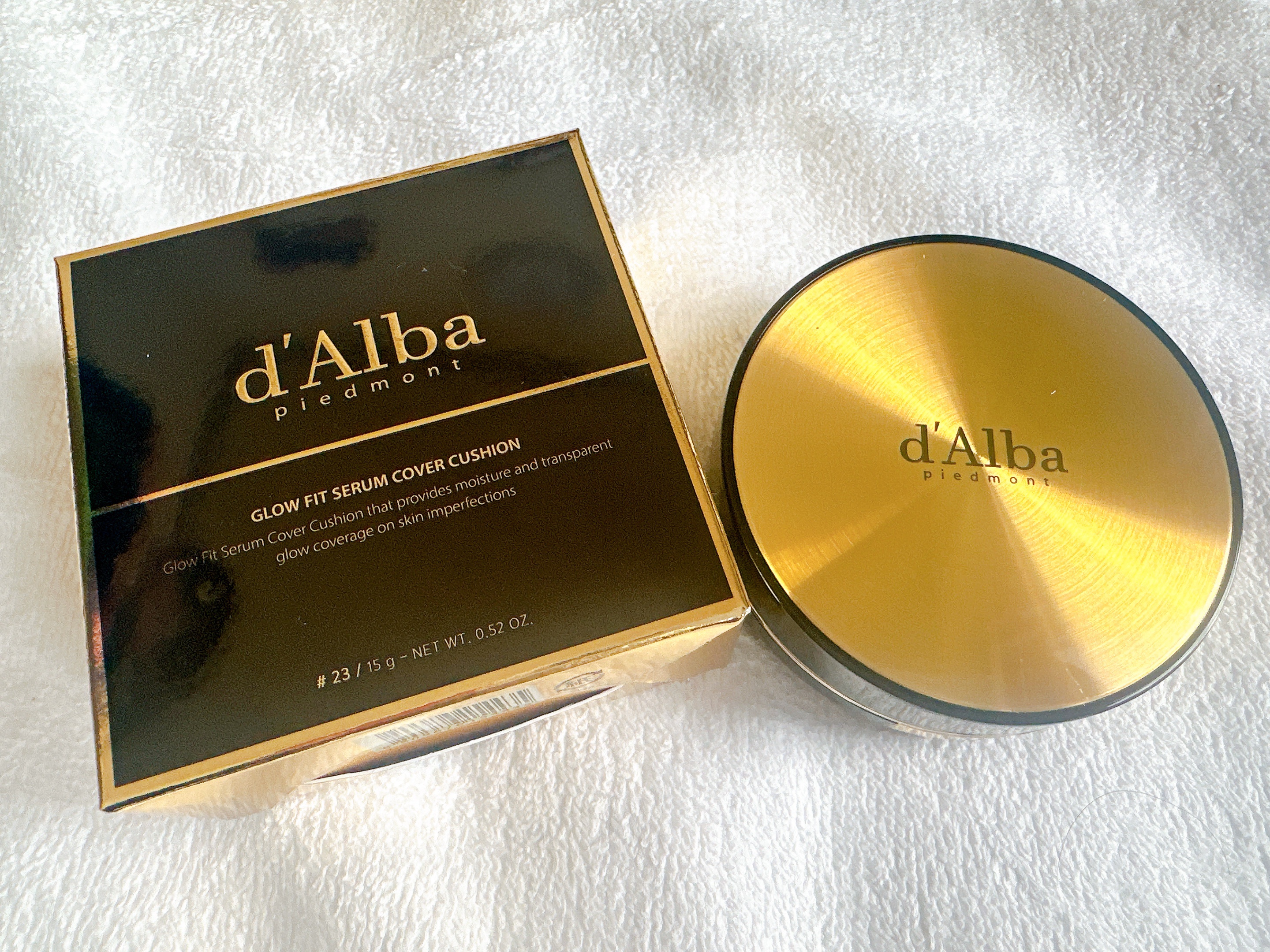 グロウフィットセラムカバークッション 23 ミディアムベージュ/ダルバ/クッションファンデーションを使ったクチコミ（2枚目）