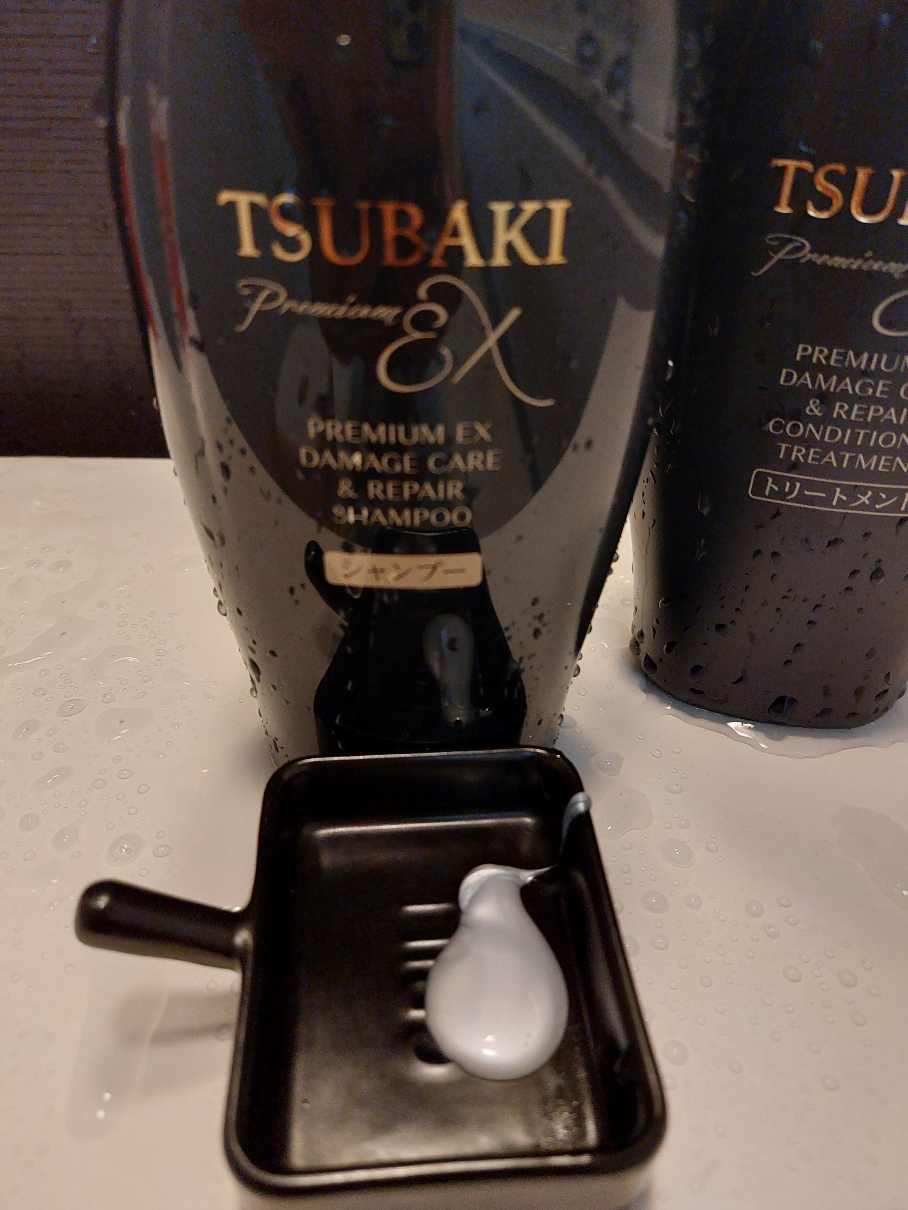 TSUBAKI プレミアムEX ダメージケア＆リペア シャンプー/コンディショナートリートメント/TSUBAKI/シャンプー・コンディショナーを使ったクチコミ（2枚目）