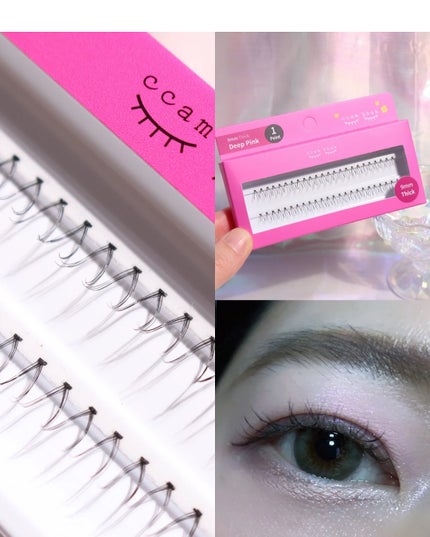 部分用つけまつげ Deep Pink 9mm/CCAM BBAK/つけまつげを使ったクチコミ(7枚目)