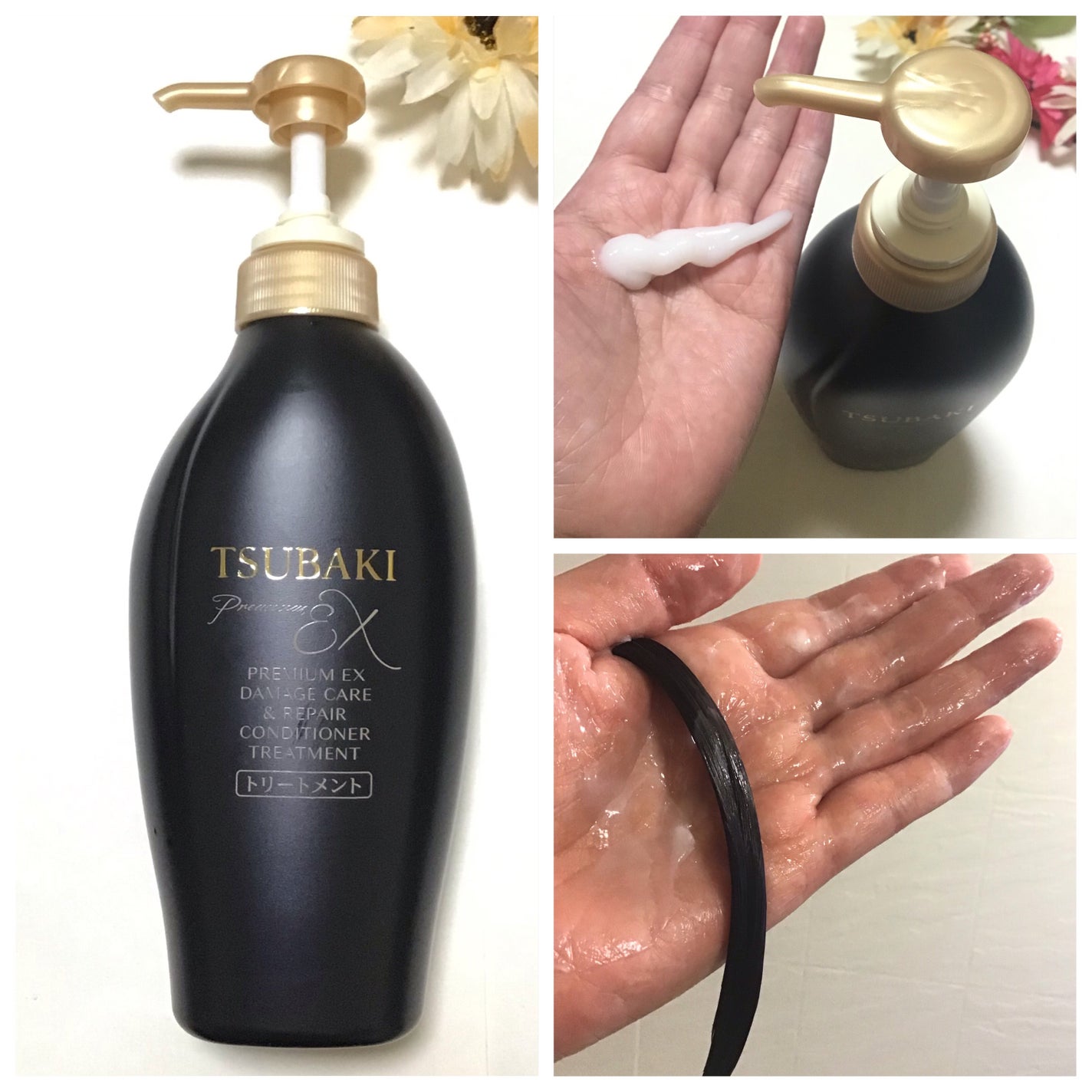 TSUBAKI プレミアムEX ダメージケア&リペア シャンプー/コンディショナートリートメント/TSUBAKI/シャンプー・コンディショナーを使ったクチコミ(3枚目)