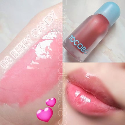 ジューシーベリープランピングリップオイル/TOCOBO/リップグロスを使ったクチコミ(1枚目)