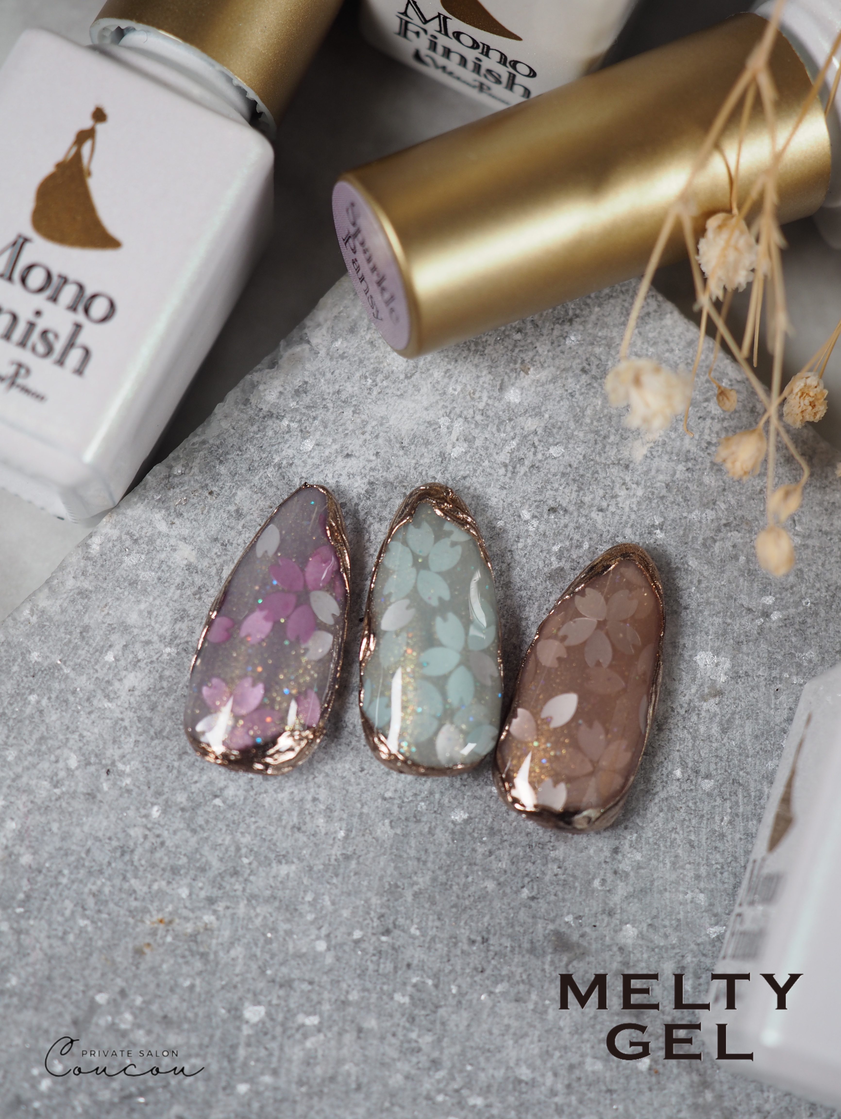 #ジェルネイル,#春色カラーネイル,#卒業入学シーズンネイル,#桜埋め込みネイルのネイルデザイン