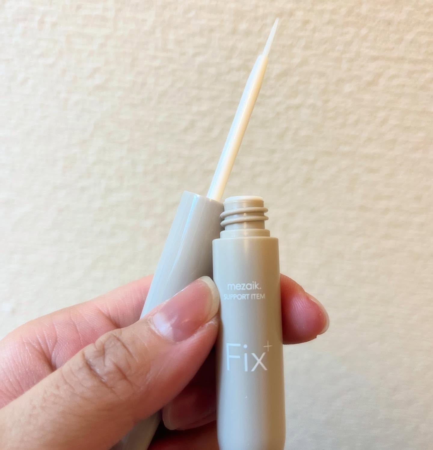 ブラックファイバー120<下地&カッター付き>スーパーハードタイプ 120本入/メザイク/二重まぶた用アイテムを使ったクチコミ（2枚目）