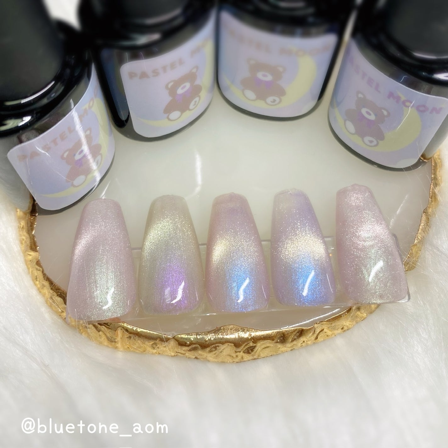 パステルムーンマグネット/ネイル工房/ネイル用品を使ったクチコミ(2枚目)