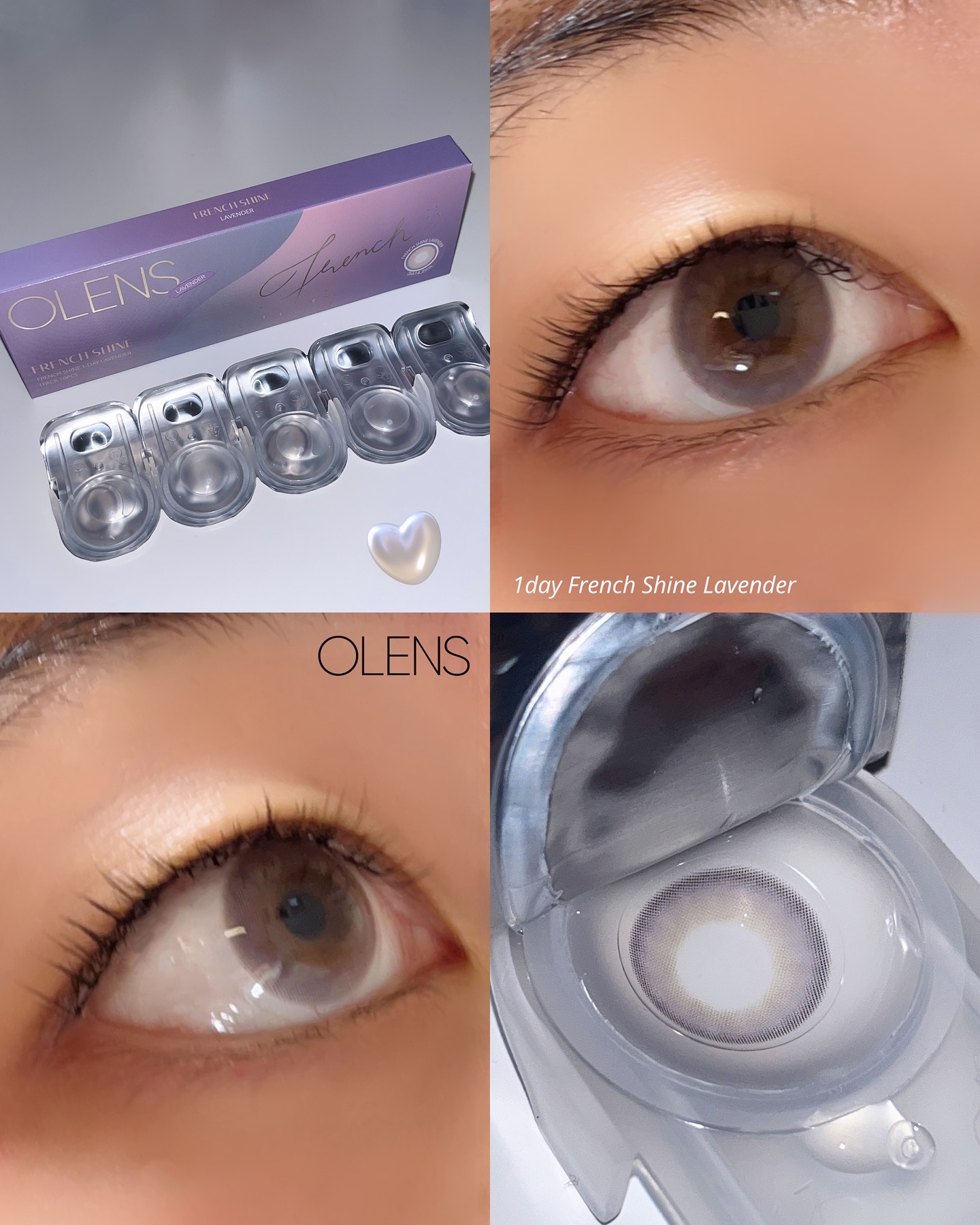 FrenchShine1day/OLENS/ワンデー（１DAY）カラコンを使ったクチコミ（1枚目）