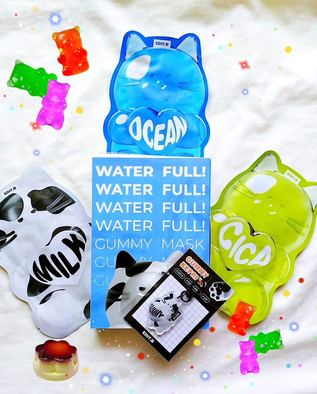 ウォータープルグミマスク/EDIT.B/シートマスク・パックを使ったクチコミ（1枚目）