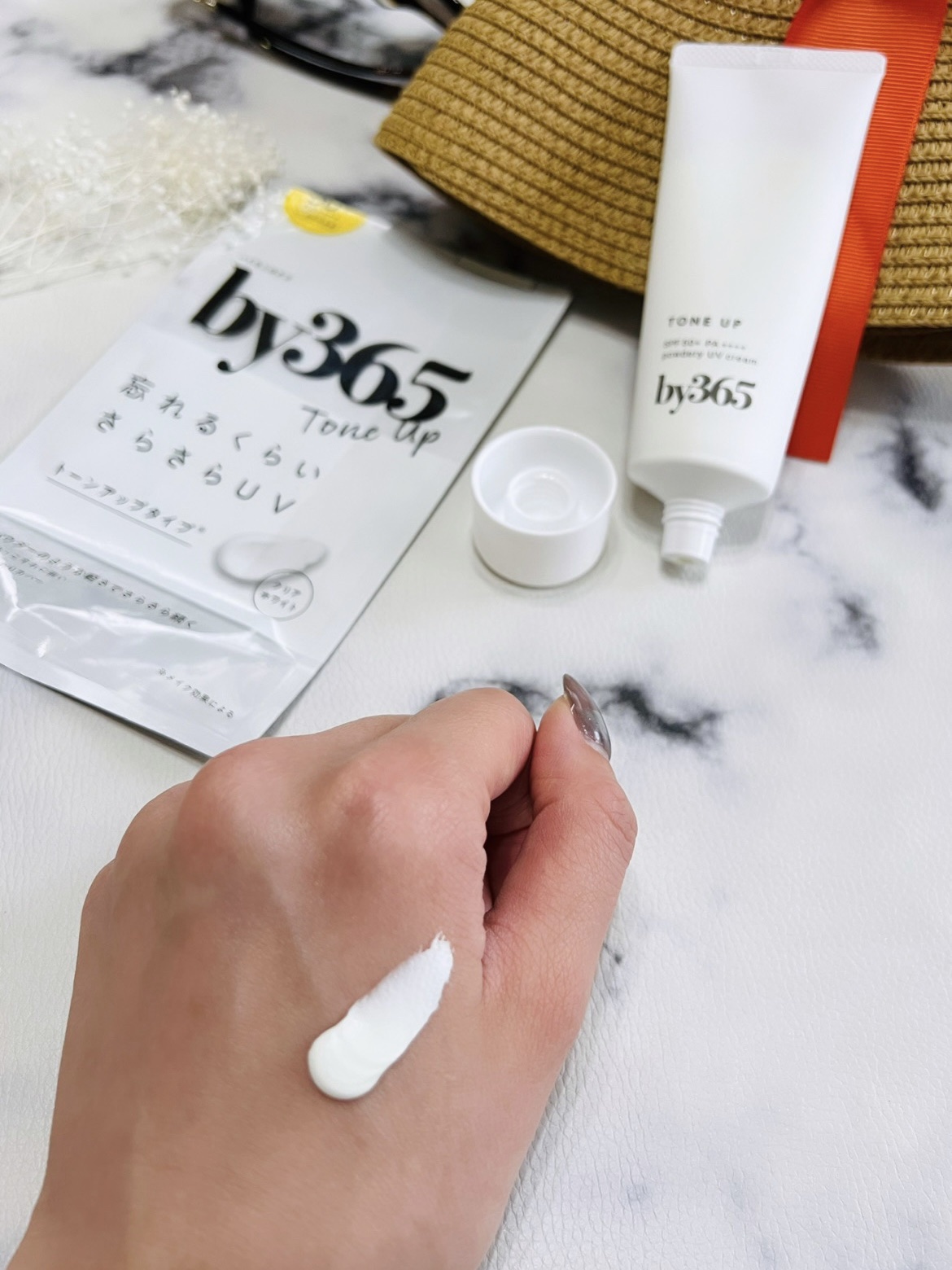 by365 パウダリーUVクリーム トーンアップ/ナリスアップ/日焼け止め・UVケアを使ったクチコミ（3枚目）