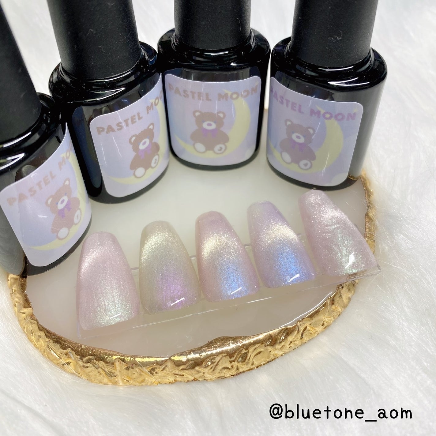 パステルムーンマグネット/ネイル工房/ネイル用品を使ったクチコミ(6枚目)