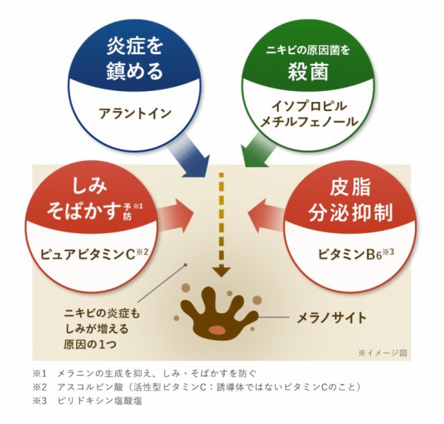 薬用しみ集中対策 プレミアム美容液/メラノCC/美容液を使ったクチコミ（2枚目）