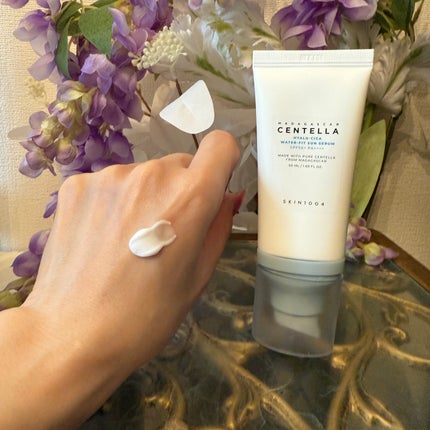 ヒアルーシカ ウォーターフィット サンセラム/SKIN1004/日焼け止めローションを使ったクチコミ(3枚目)