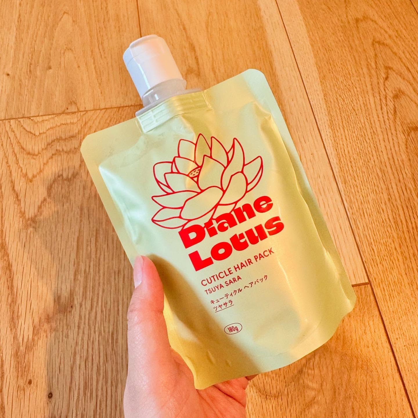 ロータス キューティクルヘアパック ツヤサラ ティー＆シトラスの香り/ダイアン/ヘアマスク・ヘアパックを使ったクチコミ（2枚目）