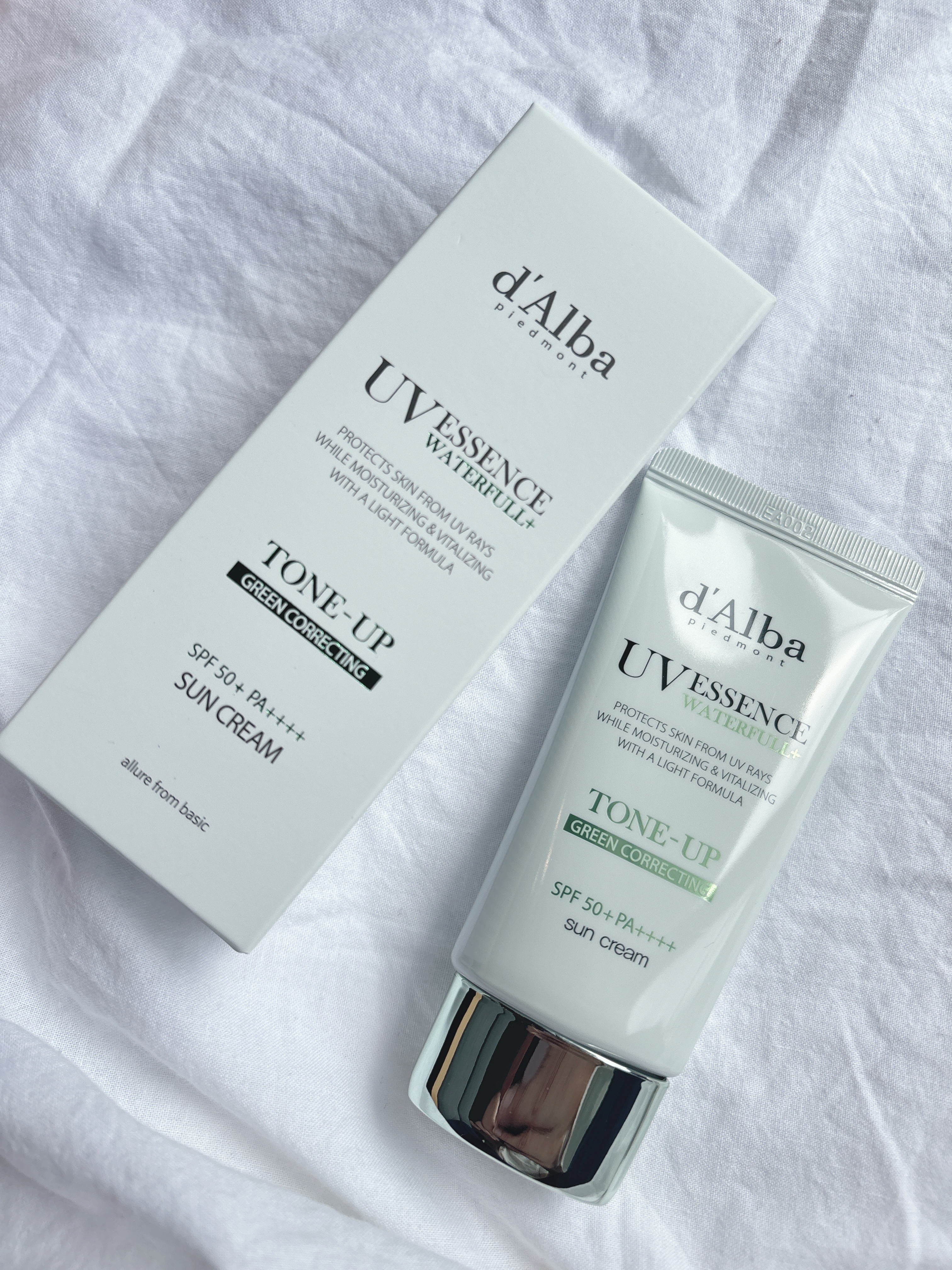 クリーンティーツリーリポソームトーンアップサンクリーム（グリーン）/ダルバ/日焼け止めクリームを使ったクチコミ（3枚目）