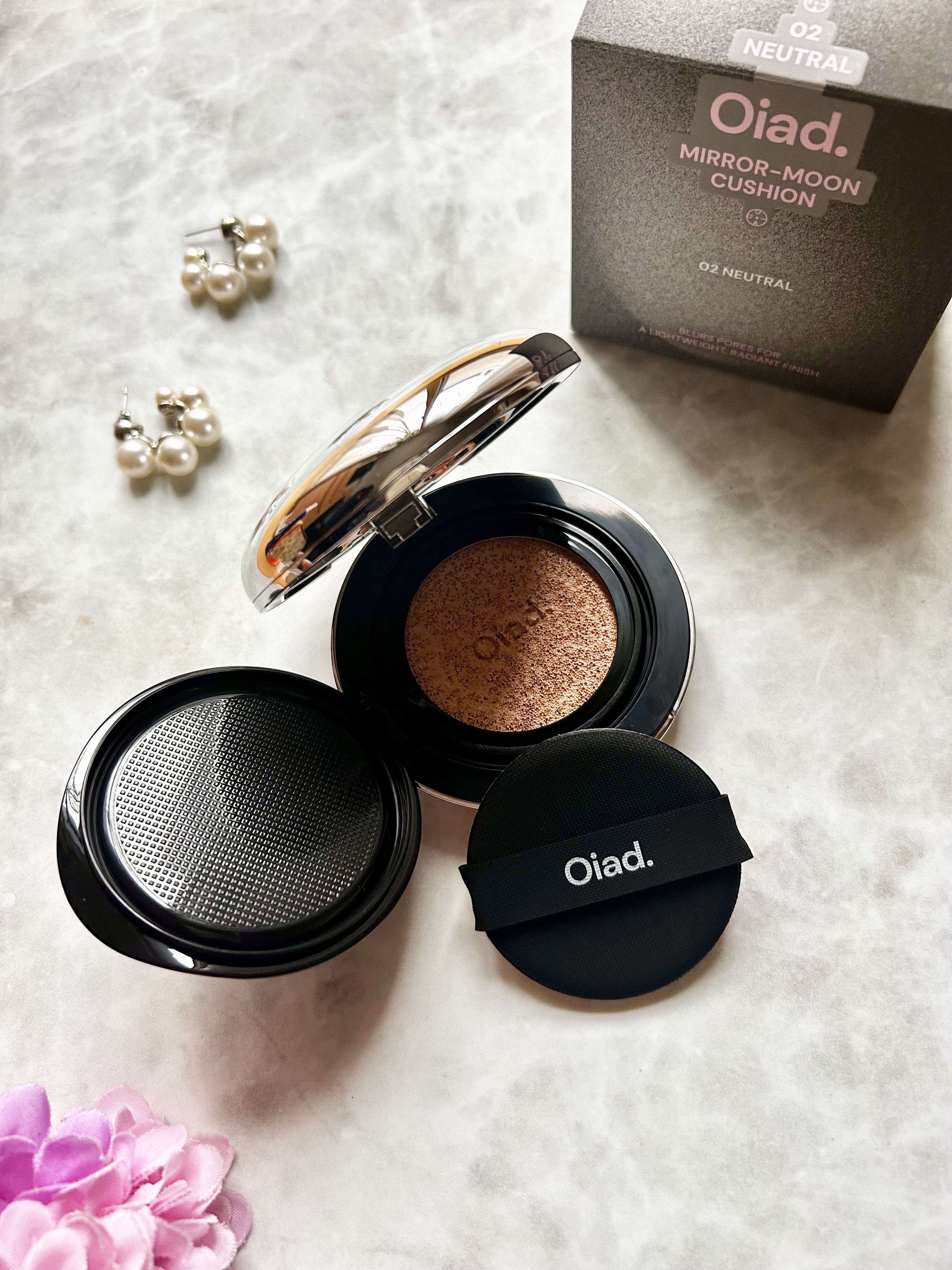 ポアパーフェクティング ミラームーンクッション/oiad/クッションファンデーションを使ったクチコミ（1枚目）
