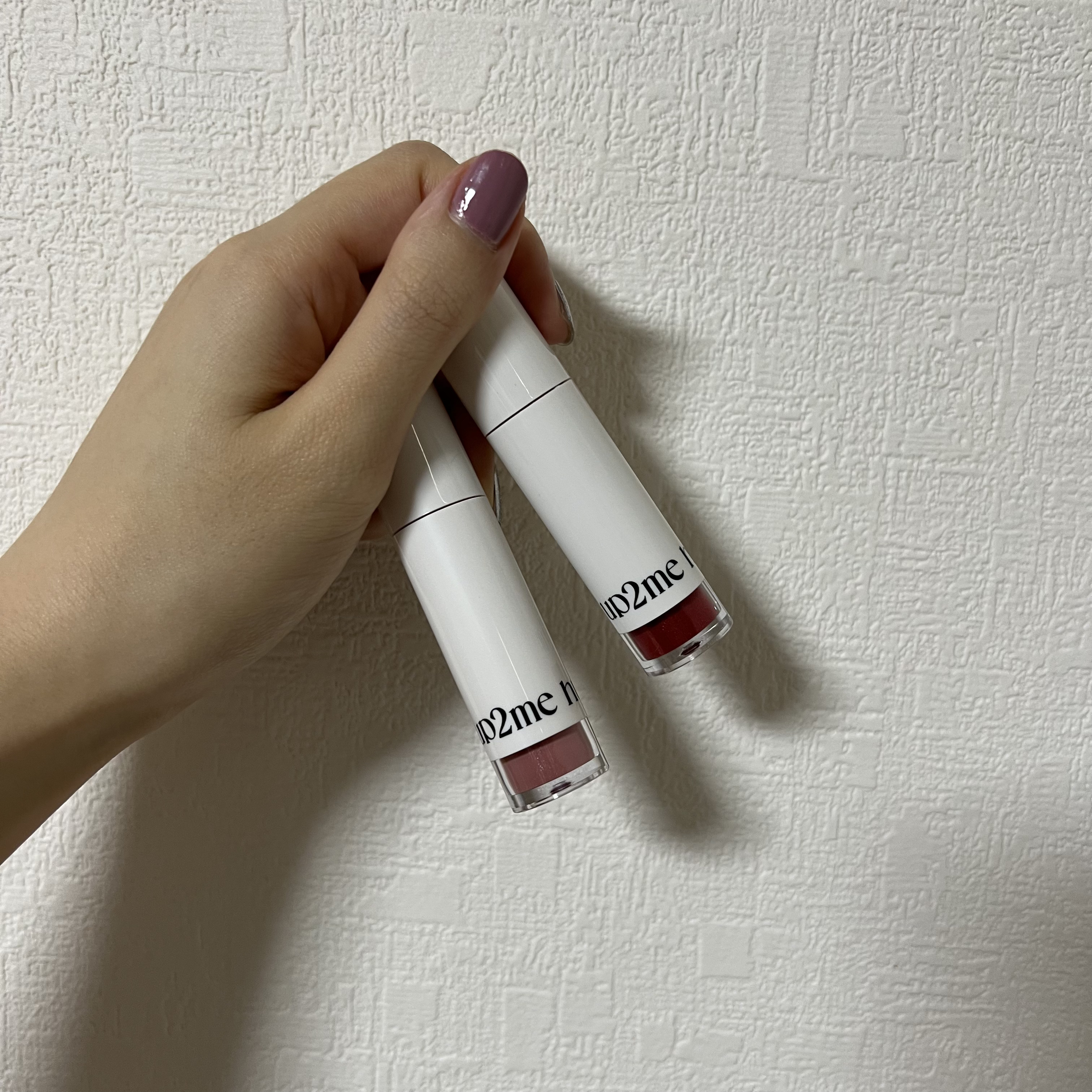 アップトゥーミー　ハグマイリップ　カラーロックプランパー/up2me/リッププランパーを使ったクチコミ（2枚目）