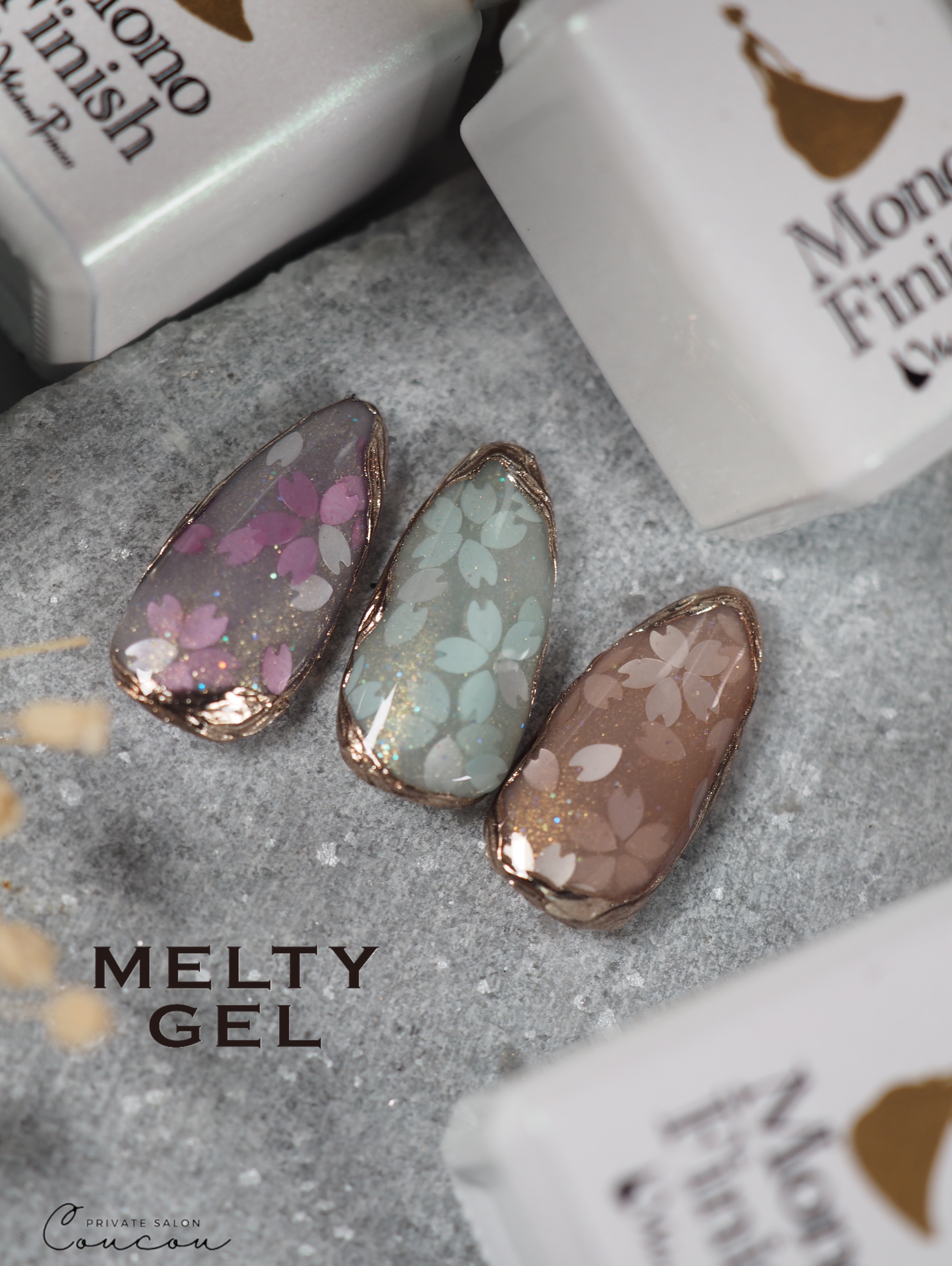 #ジェルネイル,#春色カラーネイル,#卒業入学シーズンネイル,#桜埋め込みネイルのネイルデザイン