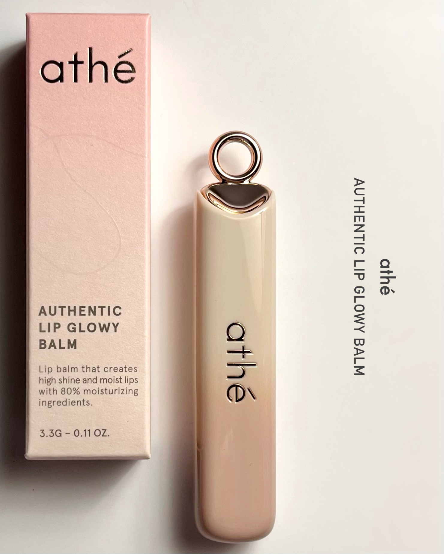 オーセンティック リップ グローイ バーム/athé/口紅を使ったクチコミ（2枚目）