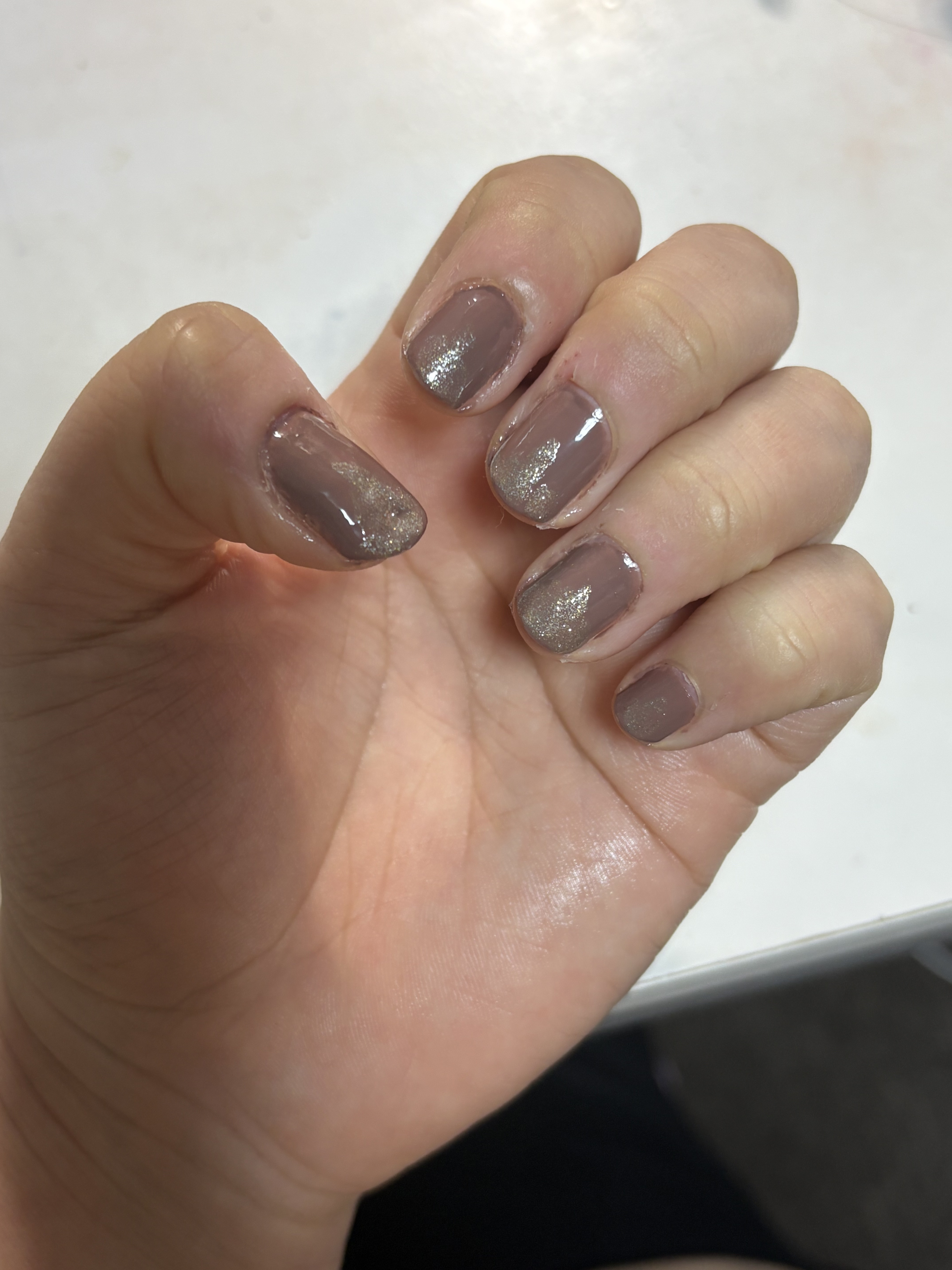 カラフルネイルズ N75 スウィートショコラ/キャンメイク/マニキュアを使ったクチコミ（1枚目）