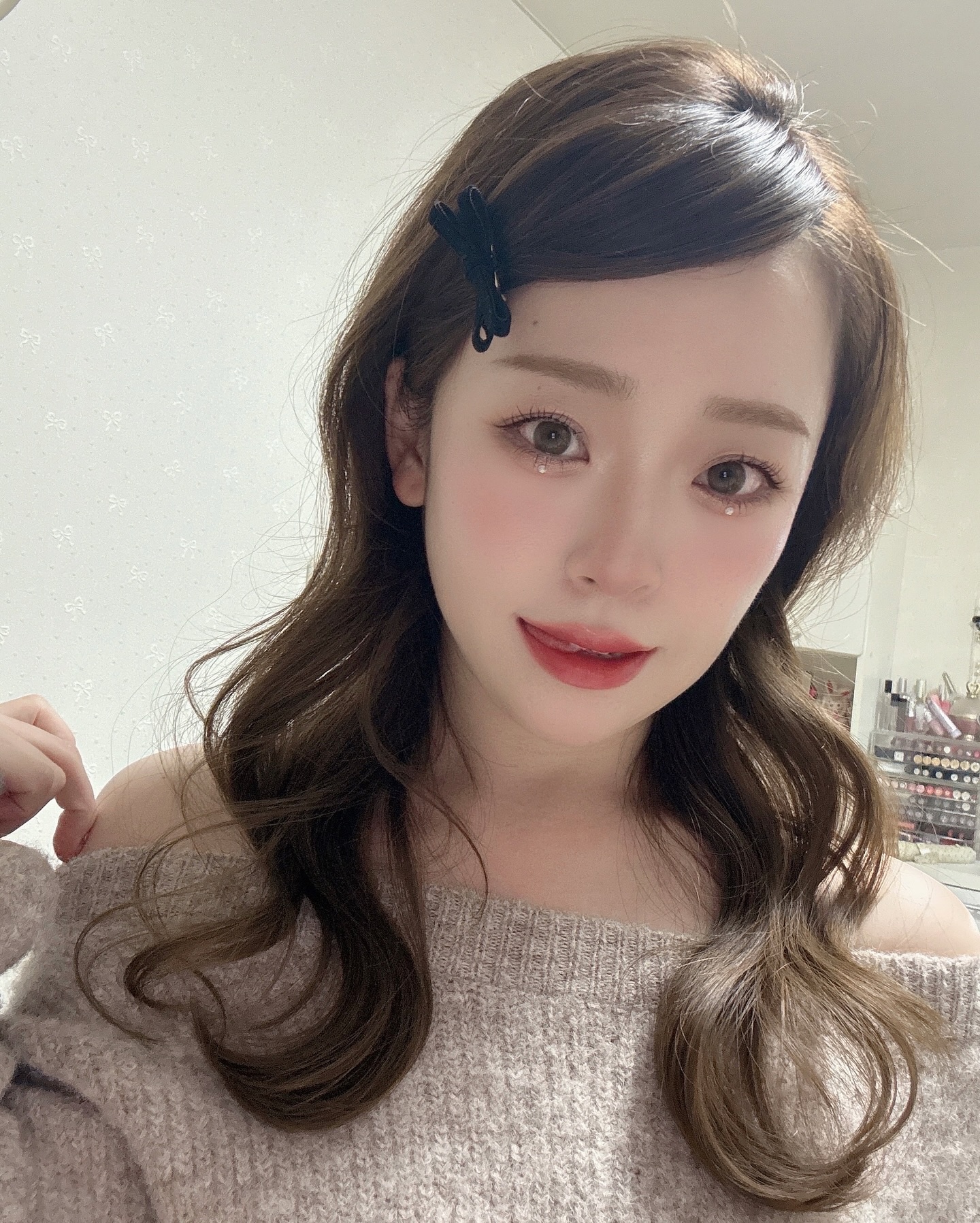 オーバーグロウグロス コットンキャンディ/ETUDE/リップグロスを使ったクチコミ（3枚目）