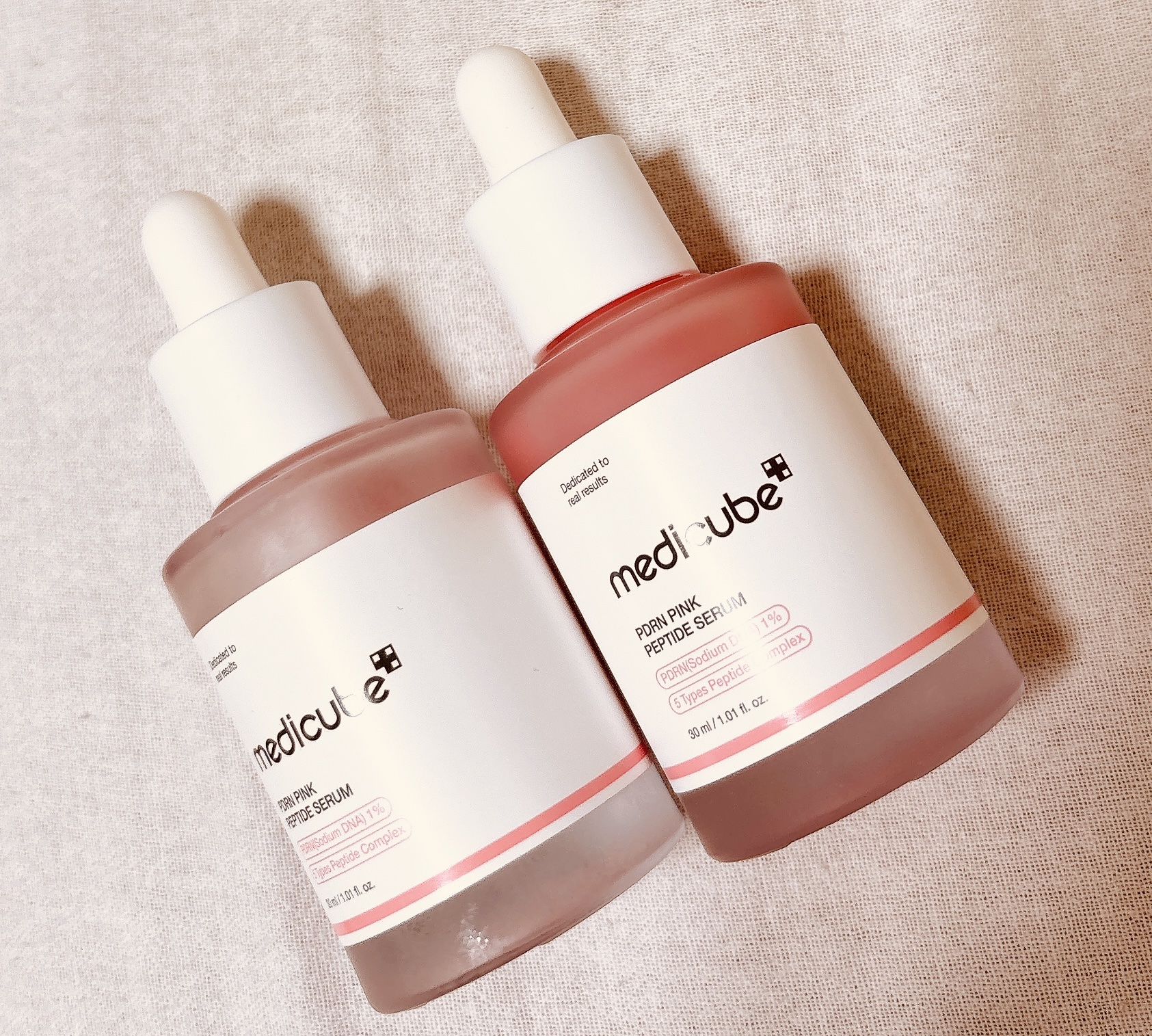 PDRNピンクアンプル PDRN 10,000ppm配合/MEDICUBE/美容液を使ったクチコミ（1枚目）