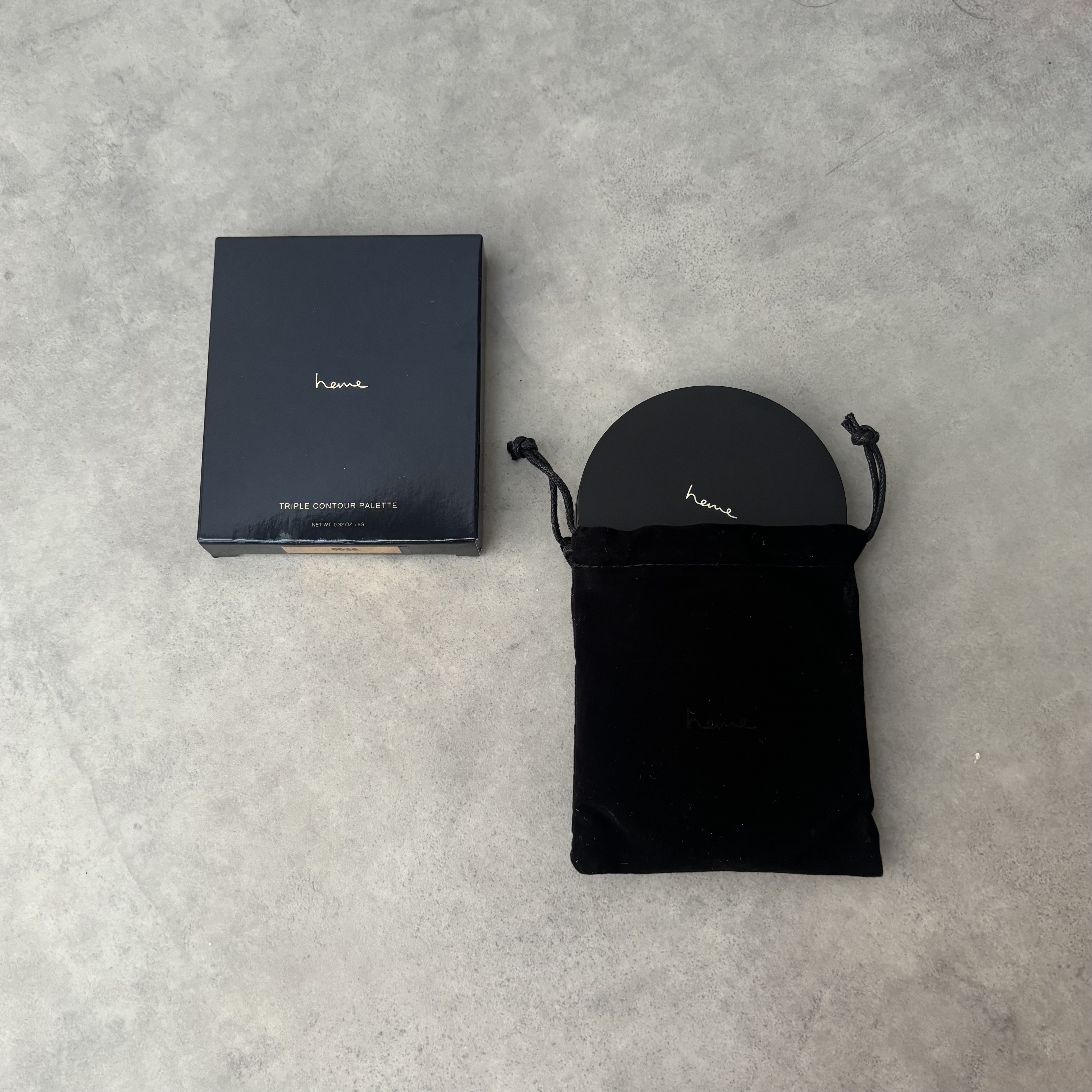 トリプルコントアパレット /heme/シェーディングを使ったクチコミ（2枚目）