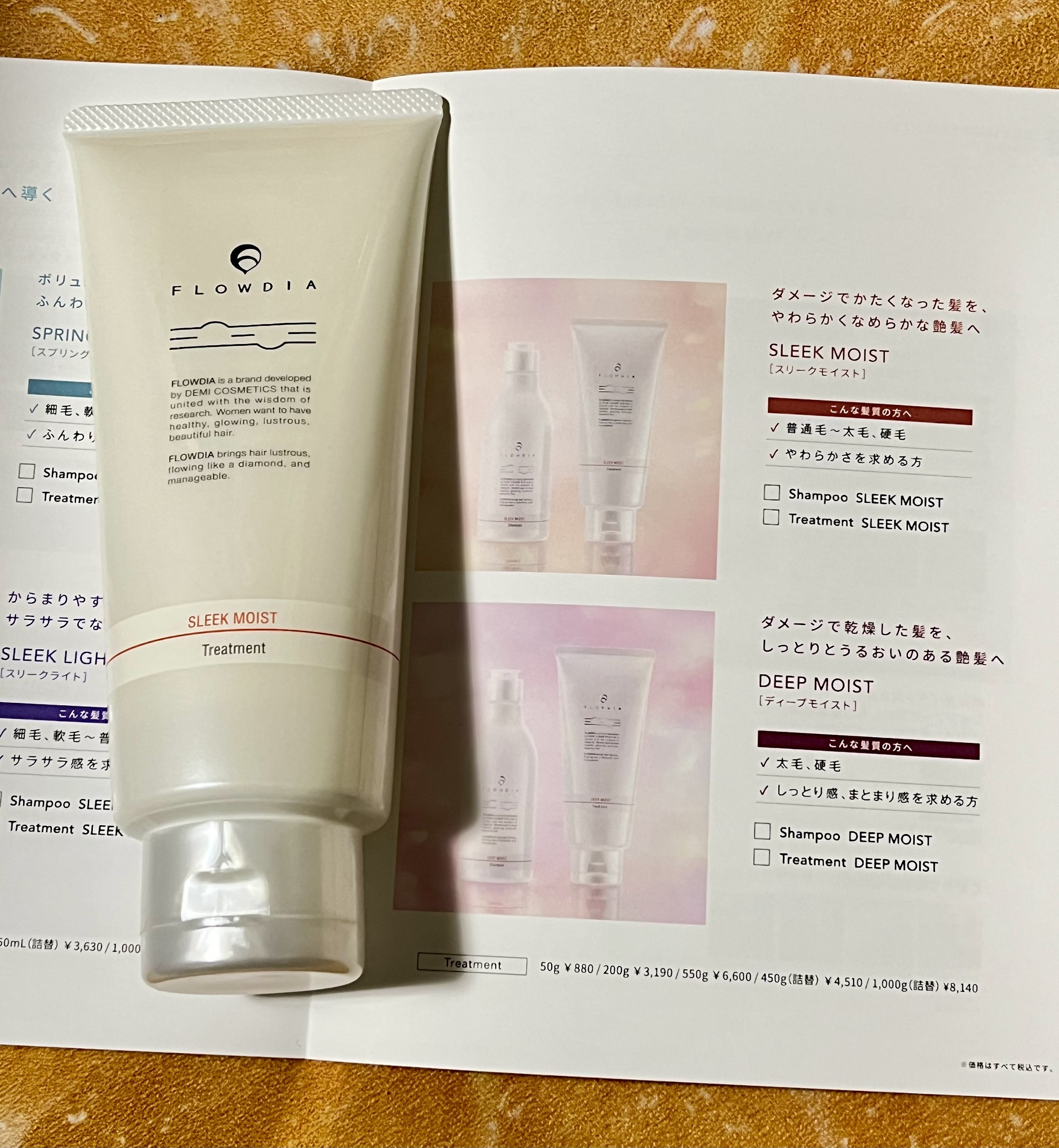 フローディア トリートメント スリークモイスト/FLOWDIA/洗い流すヘアトリートメントを使ったクチコミ（3枚目）