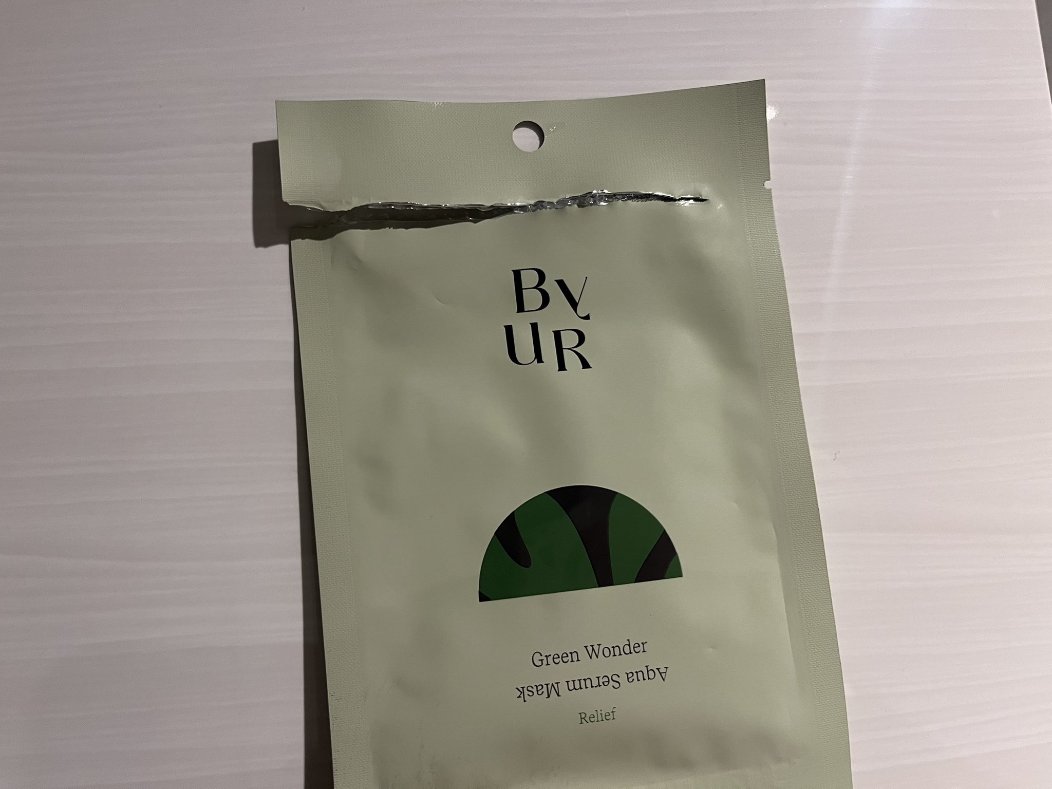 スージンググリーン アクアセラムマスク 25mL×1 枚/ByUR/シートマスク・パックを使ったクチコミ（1枚目）