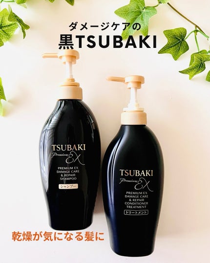 TSUBAKI プレミアムEX ダメージケア&リペア シャンプー/コンディショナートリートメント/TSUBAKI/シャンプー・コンディショナーを使ったクチコミ(1枚目)